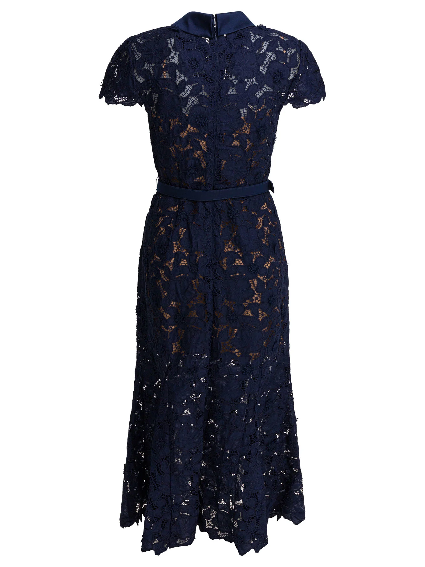 SELF-PORTRAIT Guipure Lace Midi Dress - Image 7