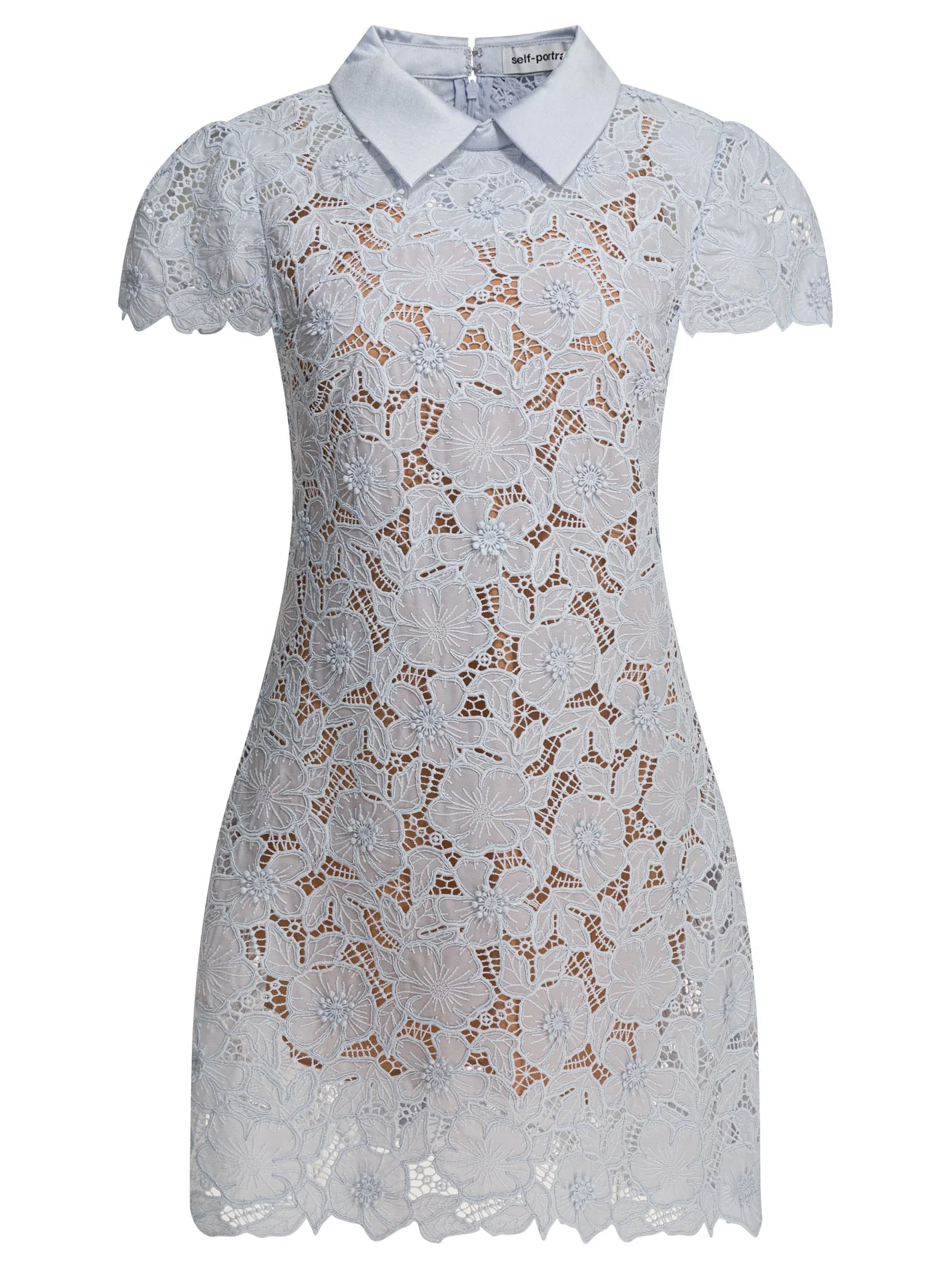 SELF-PORTRAIT Guipure Lace Mini Dress