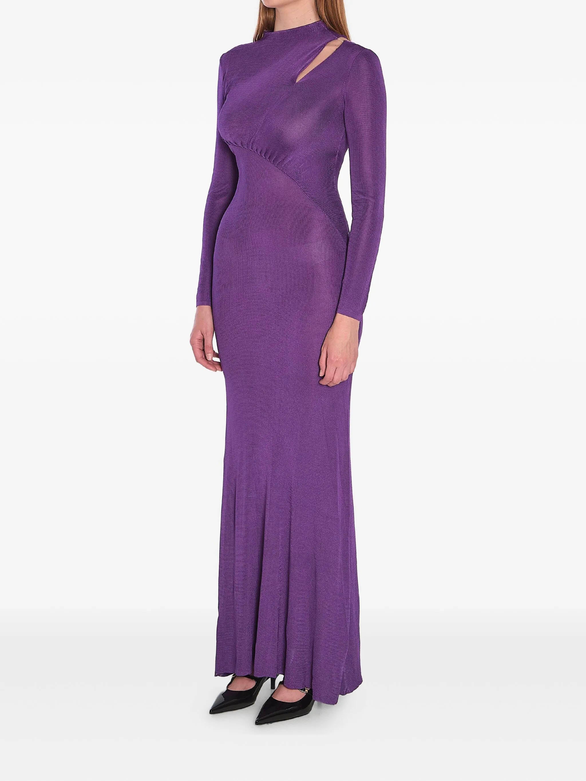 Self-portrait High Neck Long Dress - Size S - Image 2