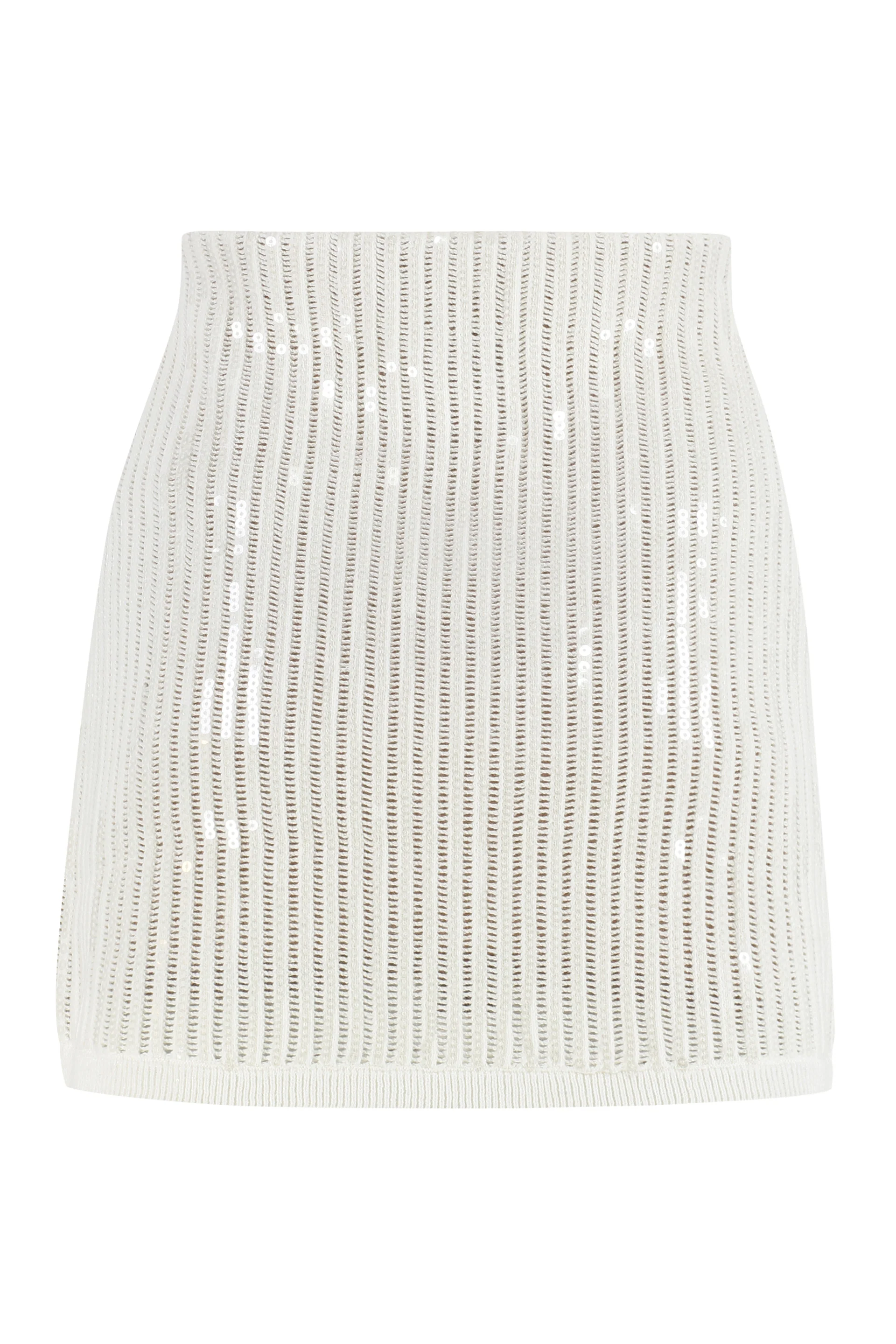 Self-Portrait Knitted Mini Skirt - Image 2