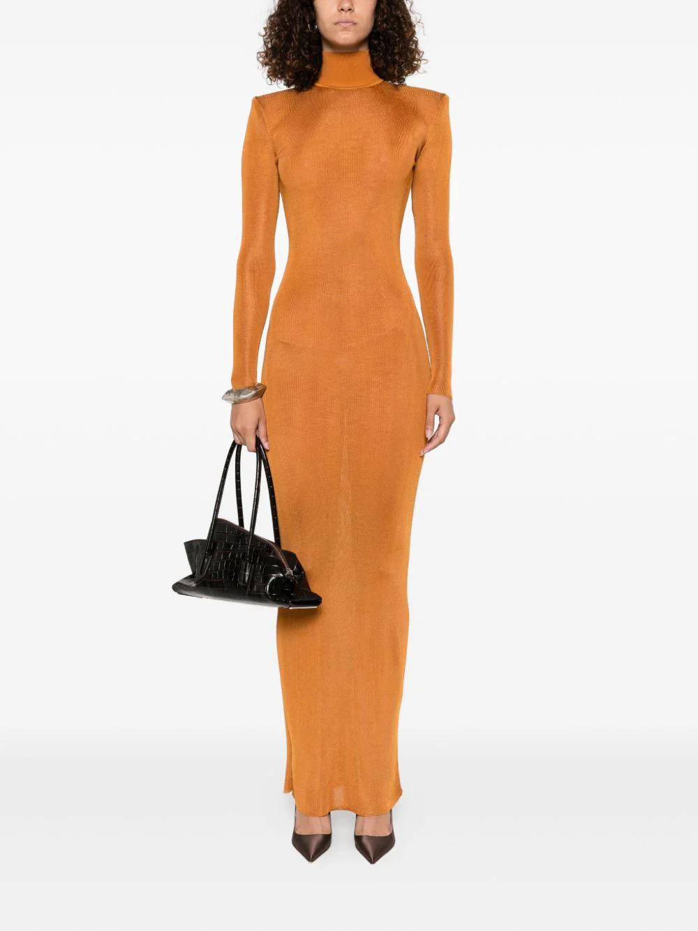 Self-portrait Long Dress with Removable Shoulder Straps - Size S - Image 2