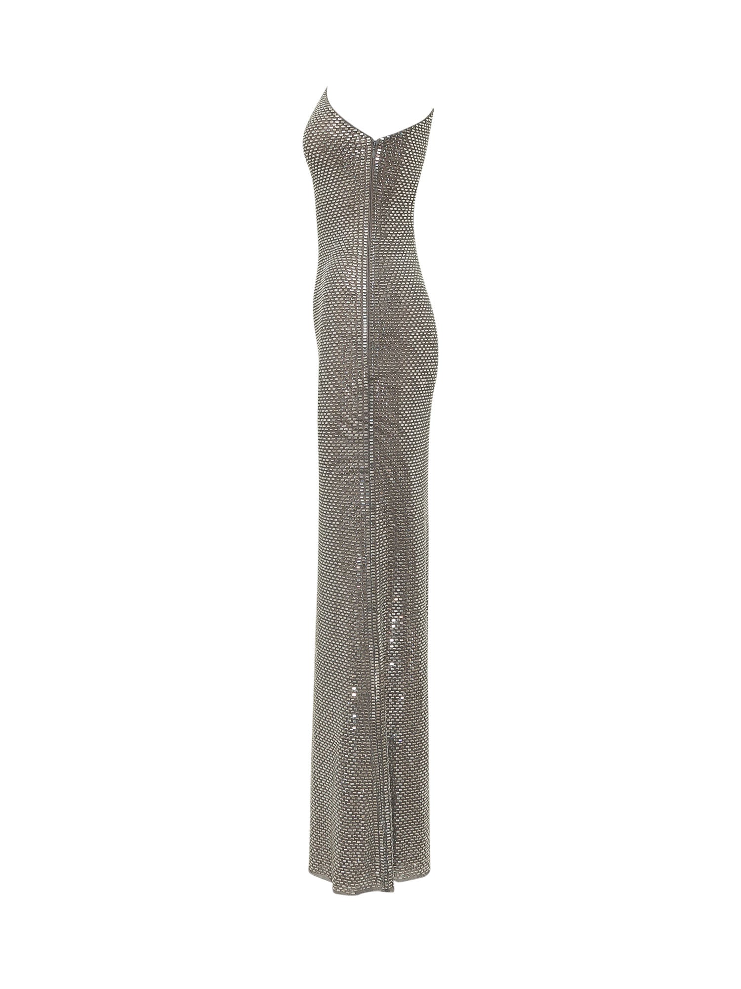 Self-portrait Metallic Long Sleeve Suit Dress - Image 3