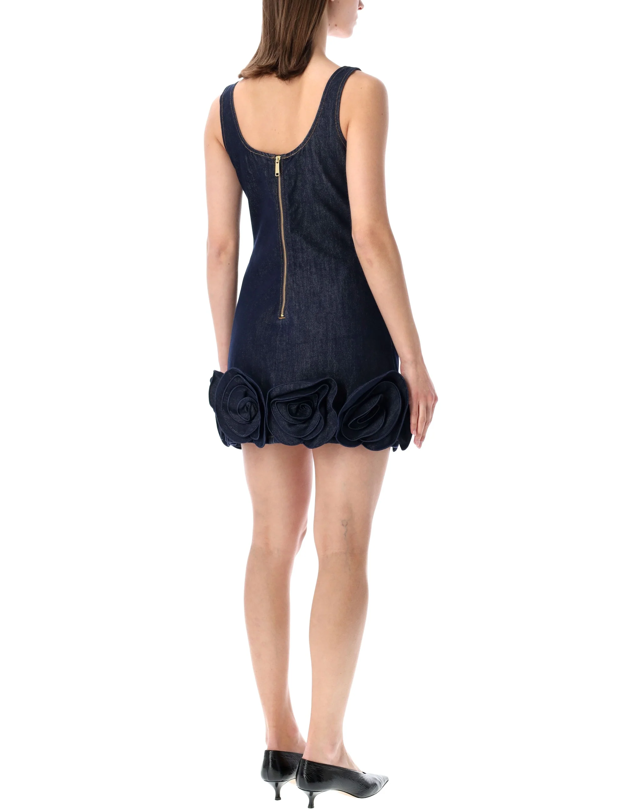 Self-portrait Mini Floral Appliqué Dress - Size 8 - Image 2