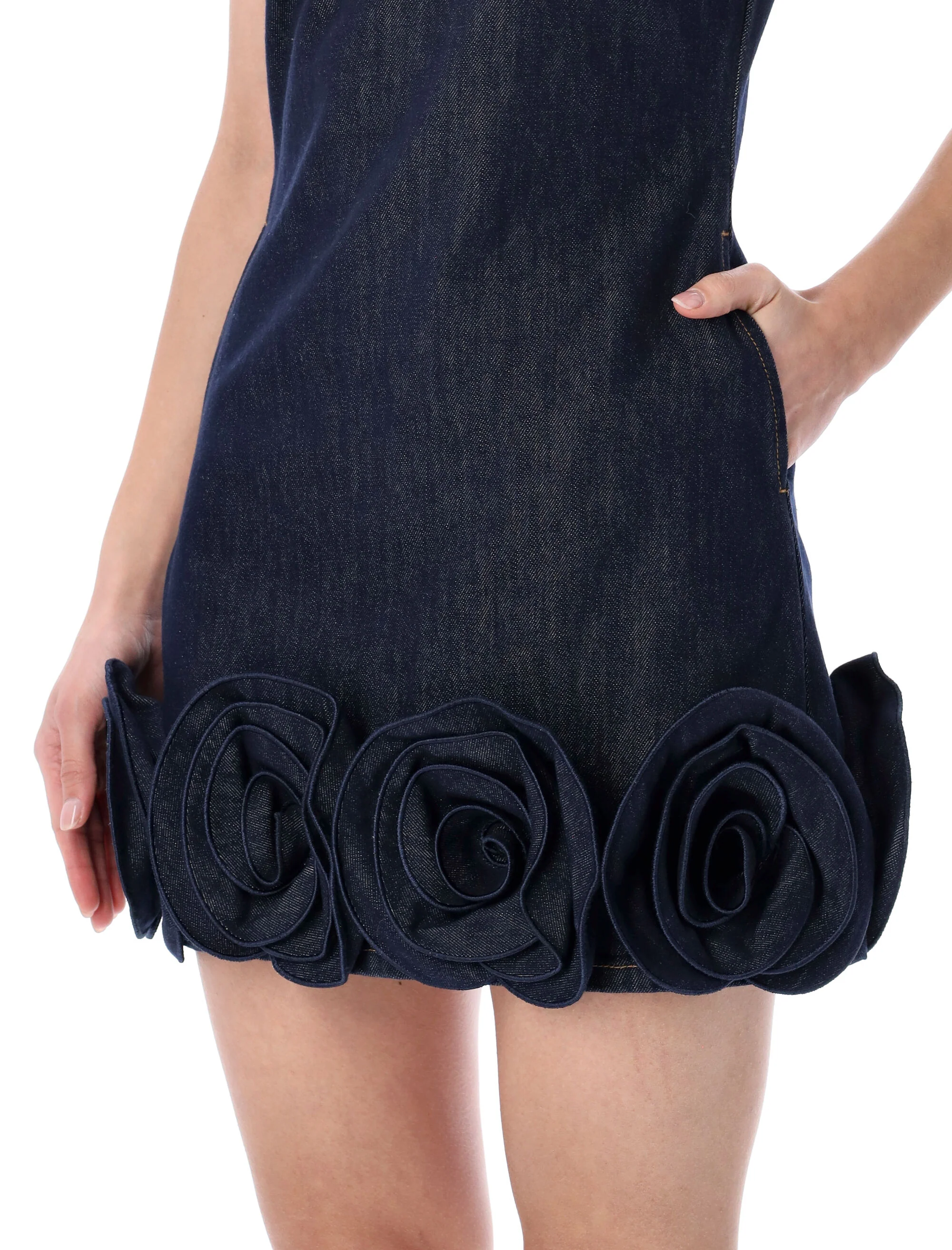 Self-portrait Mini Floral Appliqué Dress - Size 8 - Image 3