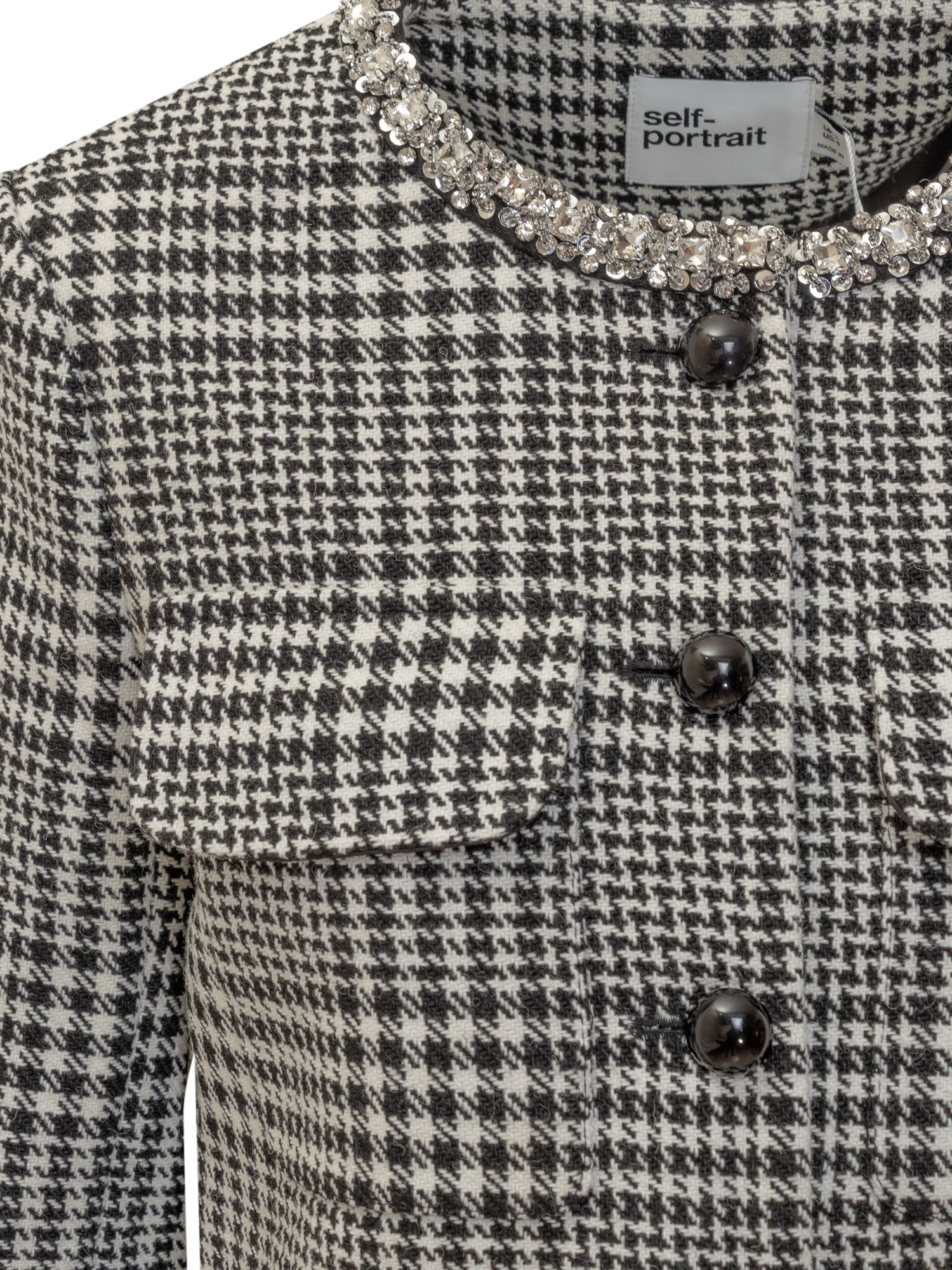 Self-portrait Modern Cut Blazer - Image 4