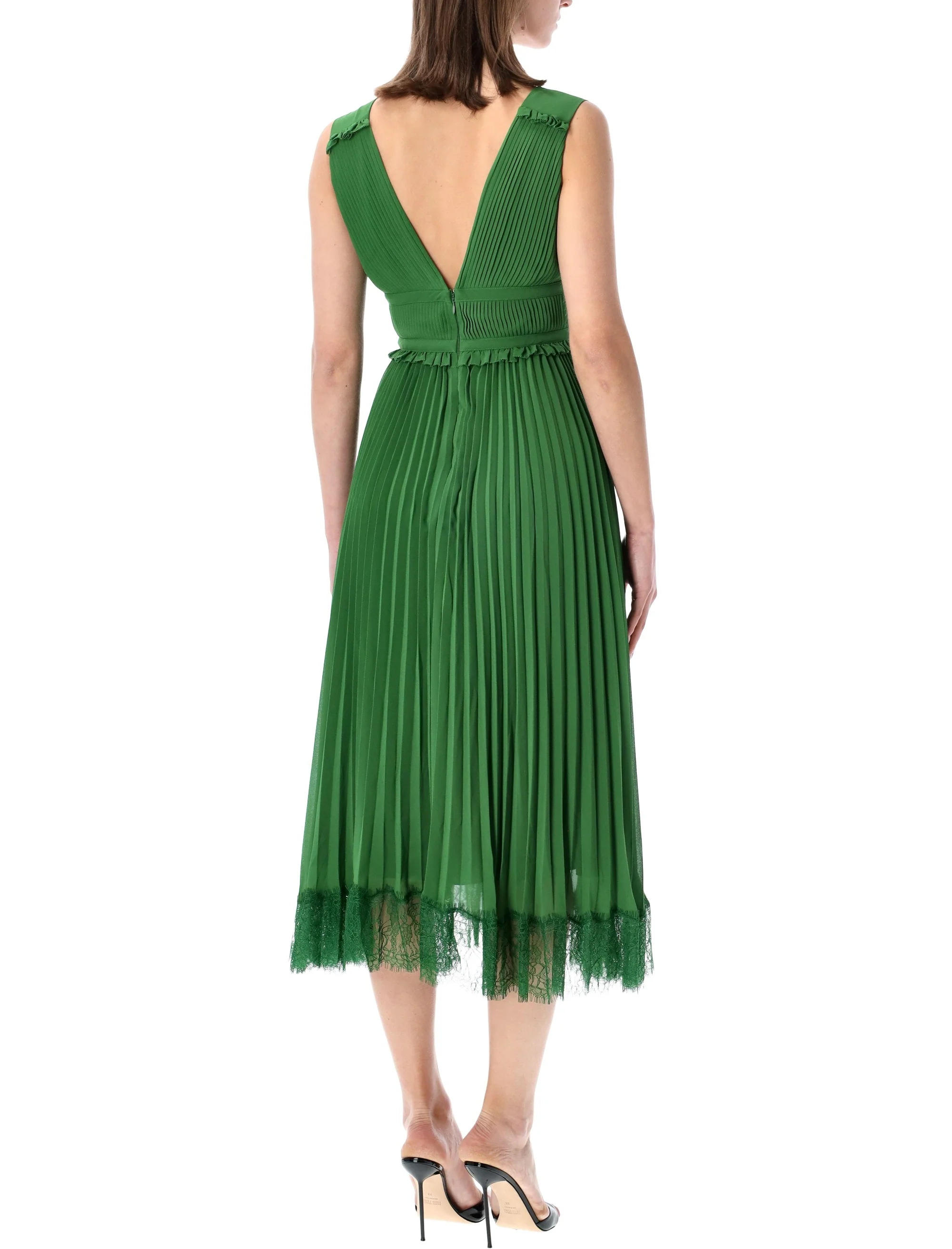 Self-portrait SELF PORTRAIT Chiffon Midi Dress - Image 2