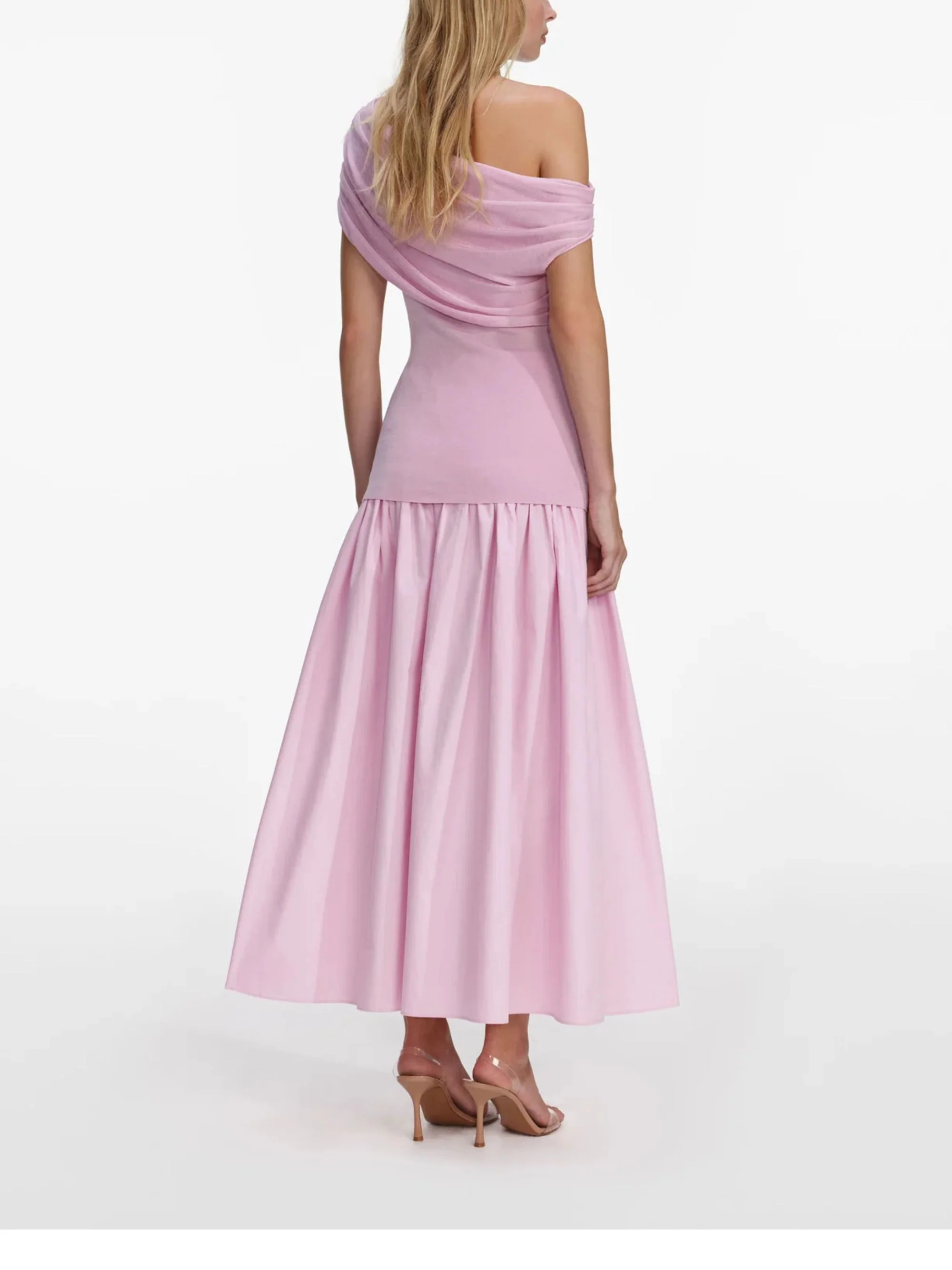 Self-portrait SELF PORTRAIT Elegant Knit Midi Dress with Rhinestone Embellishments - Image 4