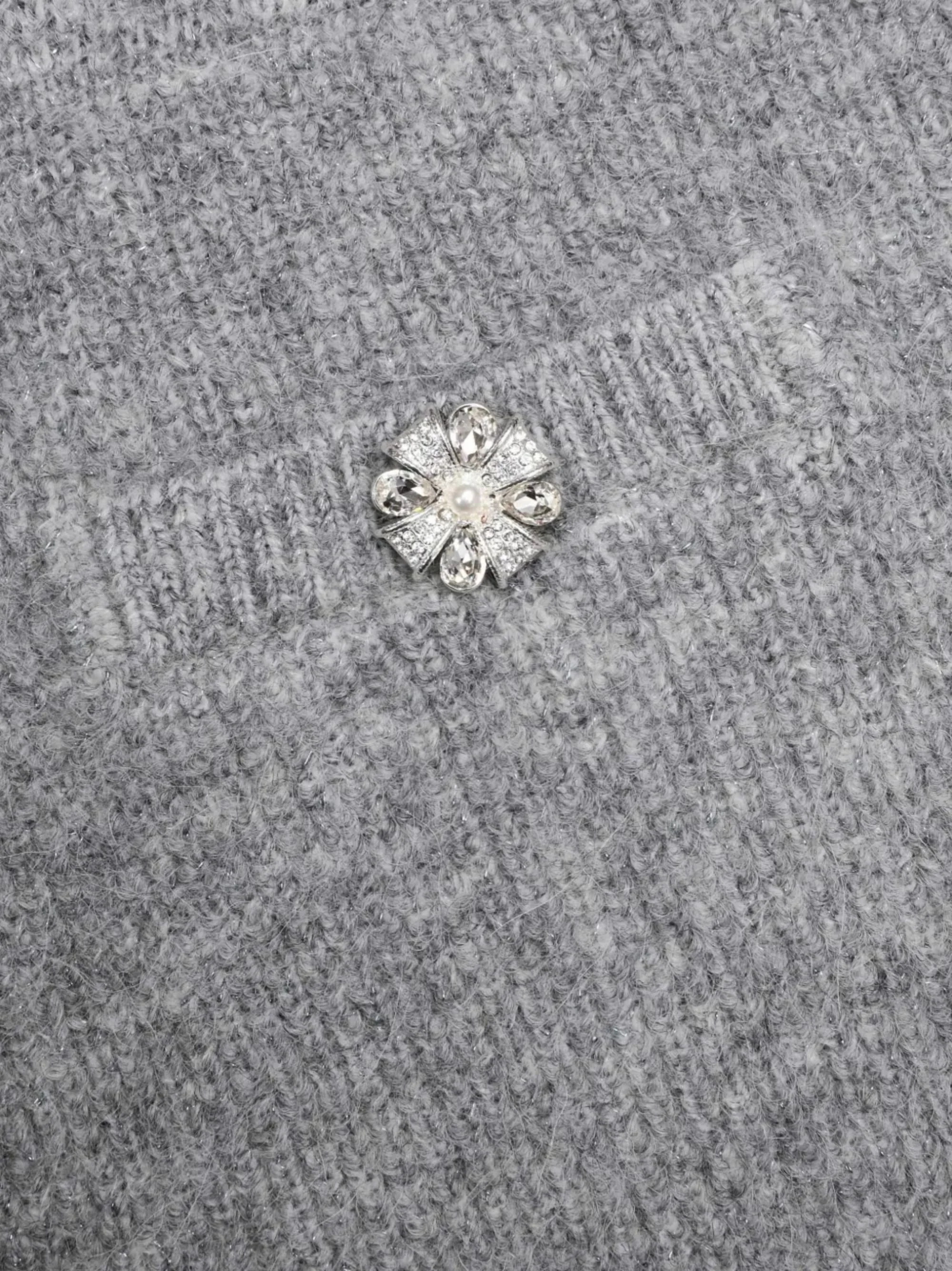 Self-portrait SELF PORTRAIT Scalloped-collar Embellished Cardigan - Image 4