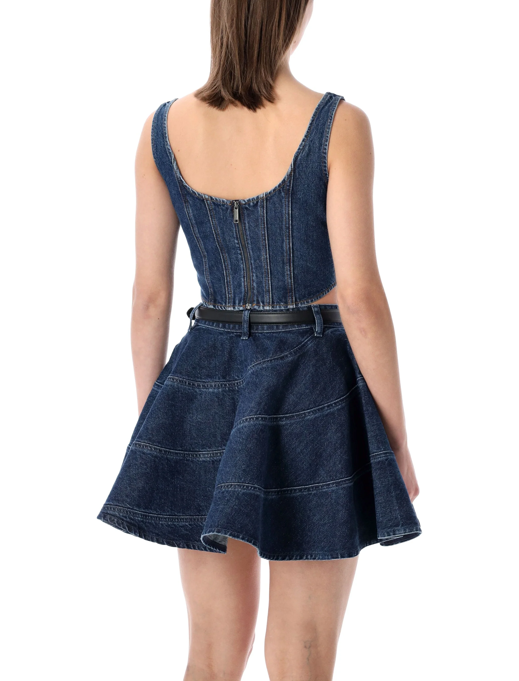 Self-portrait SELF PORTRAIT Wide Strap Corset Top - Image 4