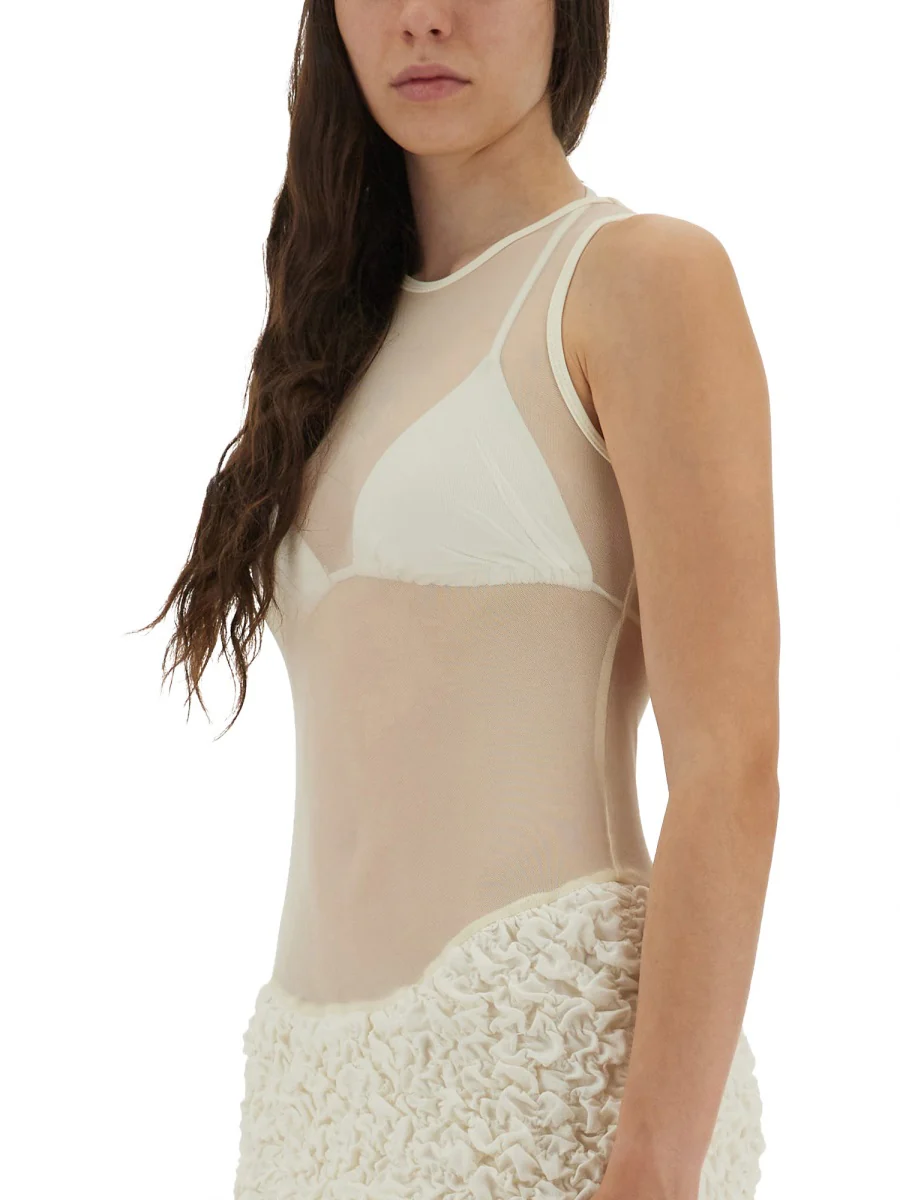 SELIA RICHWOOD Poncik Sheer Mini Dress - Image 4