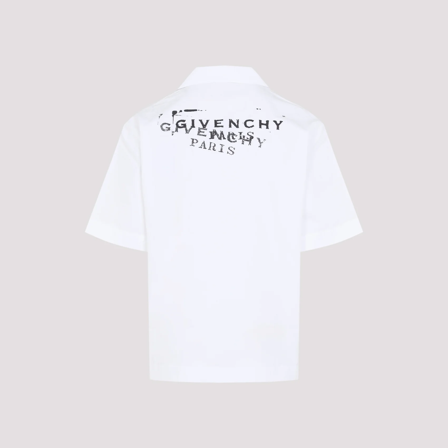 Shirt in Poplin with GIVENCHY Stamp Print - Image 4