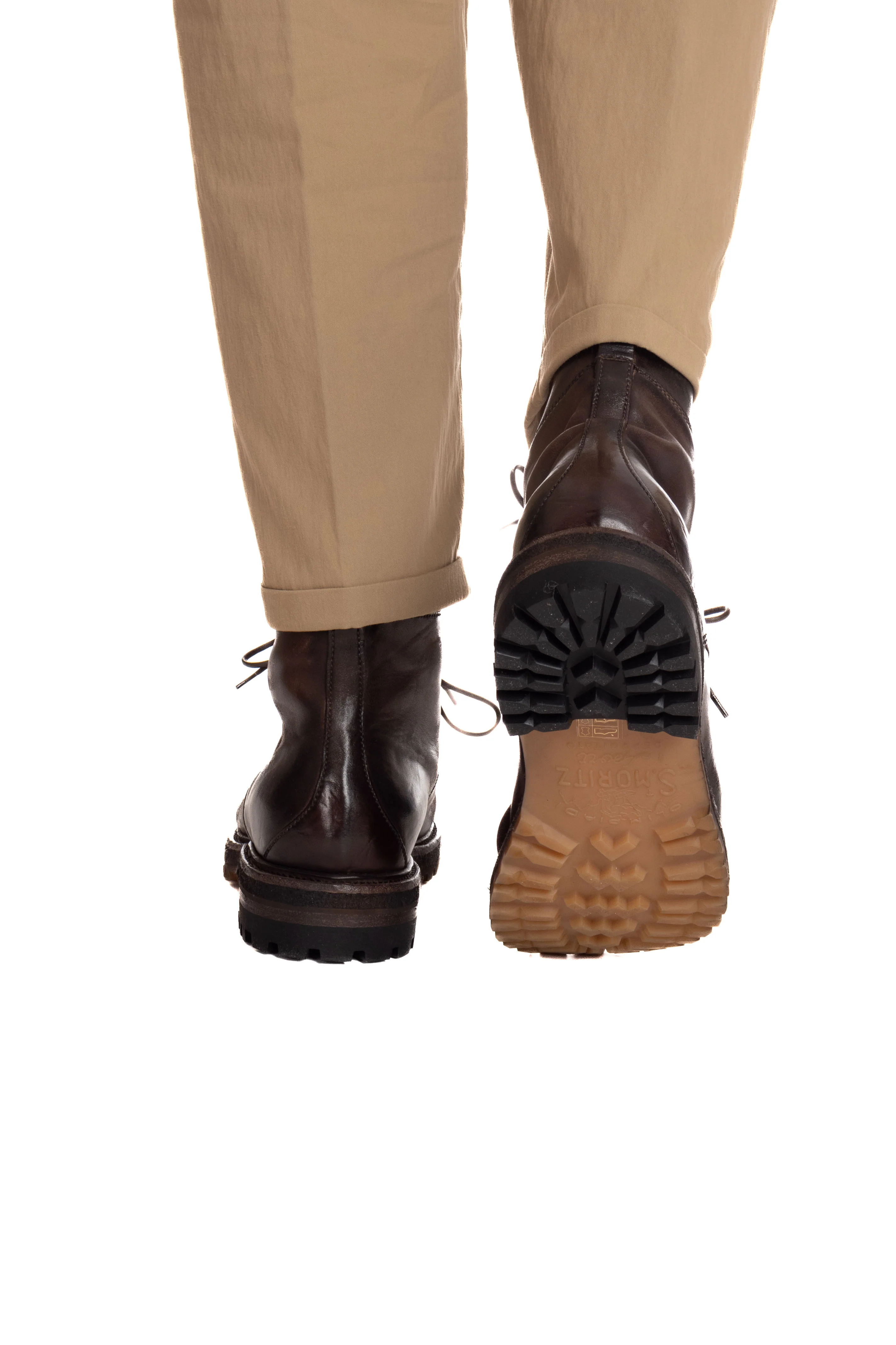 Silvano Sassetti Men's Ankle Boot with Lace-Up Closure and Round Toe - Image 3