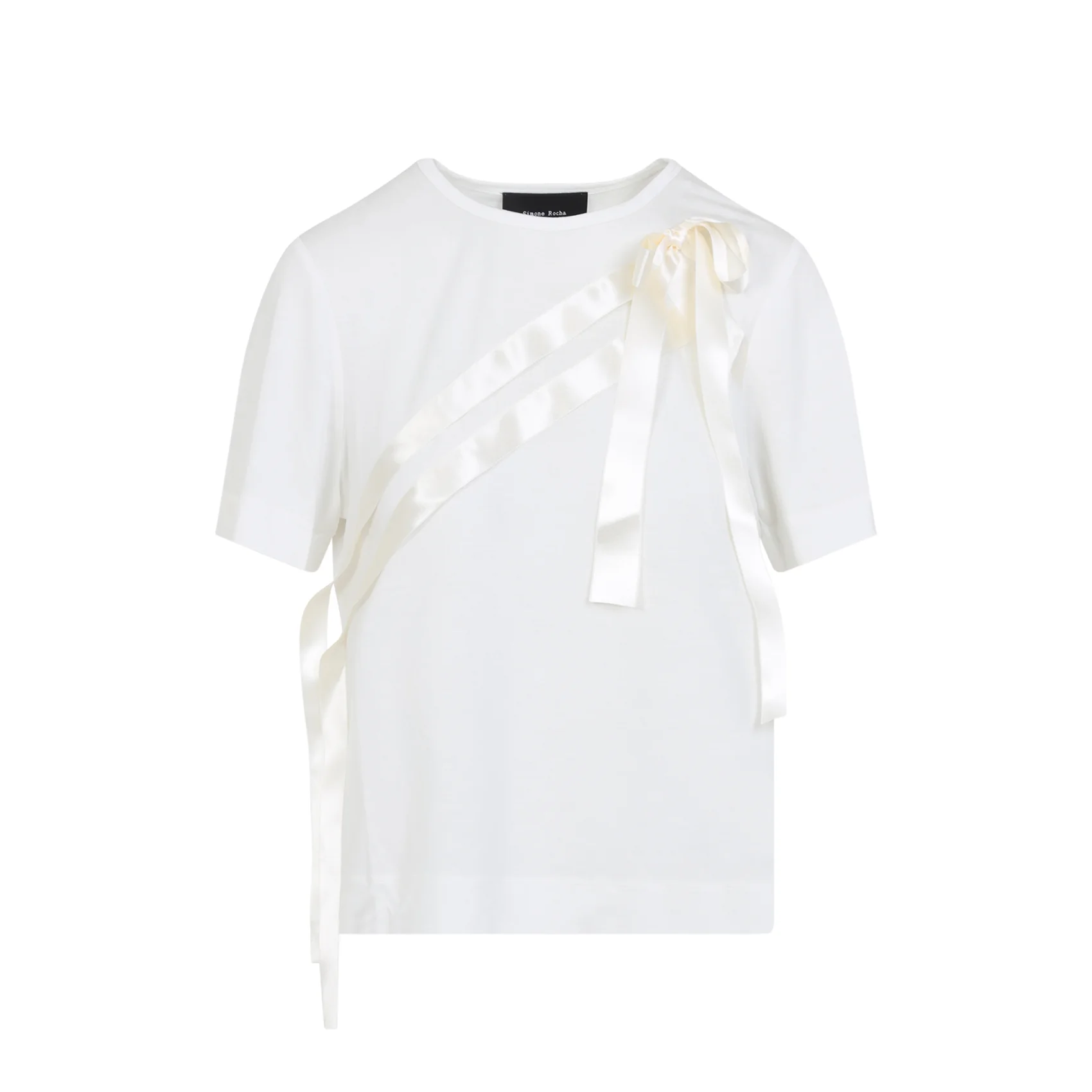 Simone Rocha Bow Sash Easy T-Shirt - Image 2