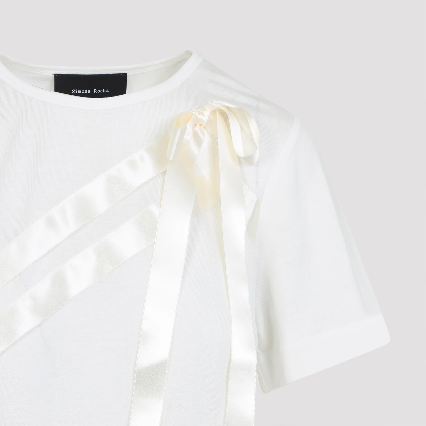 Simone Rocha Bow Sash Easy T-Shirt - Image 5