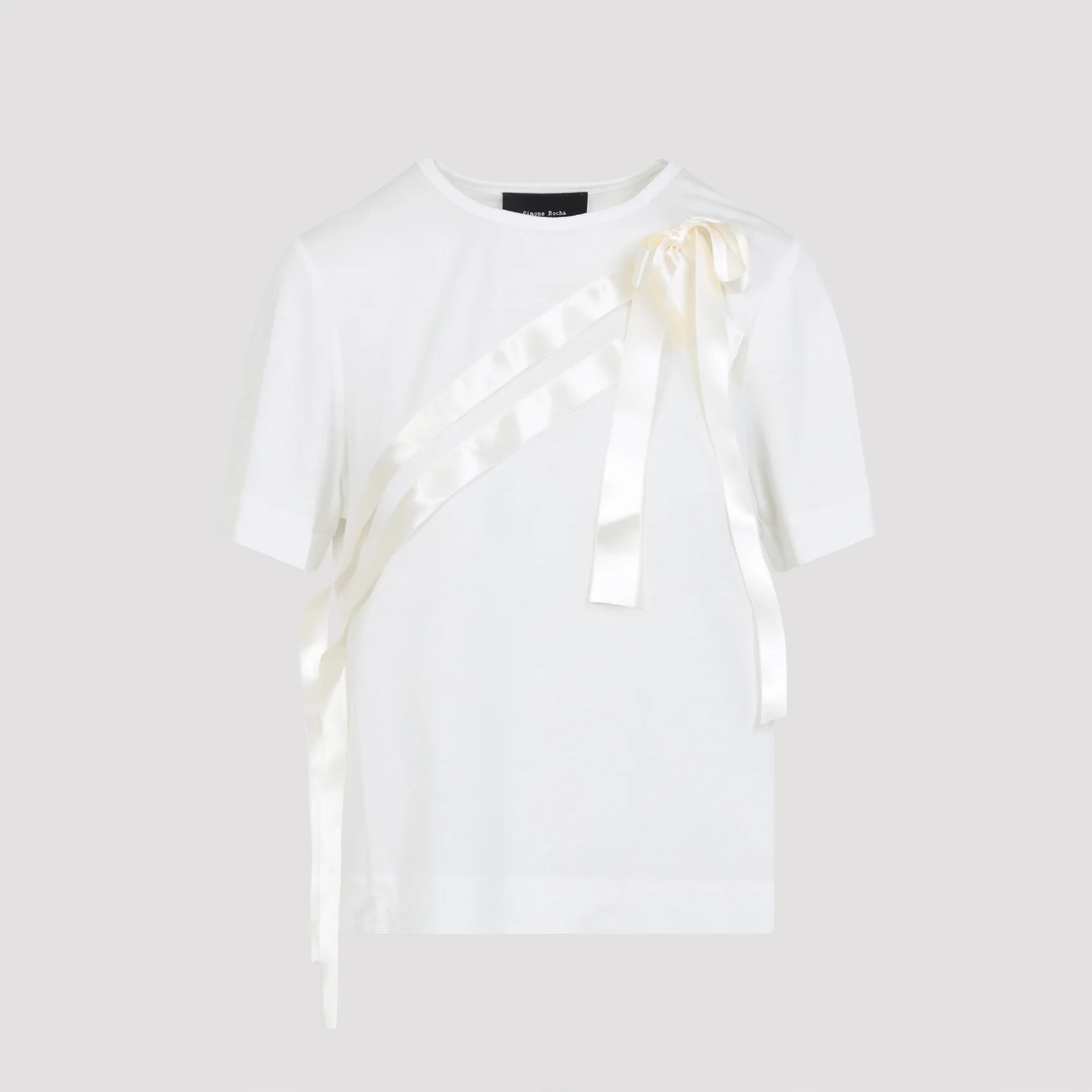 Simone Rocha Bow Sash Easy T-Shirt - Image 7