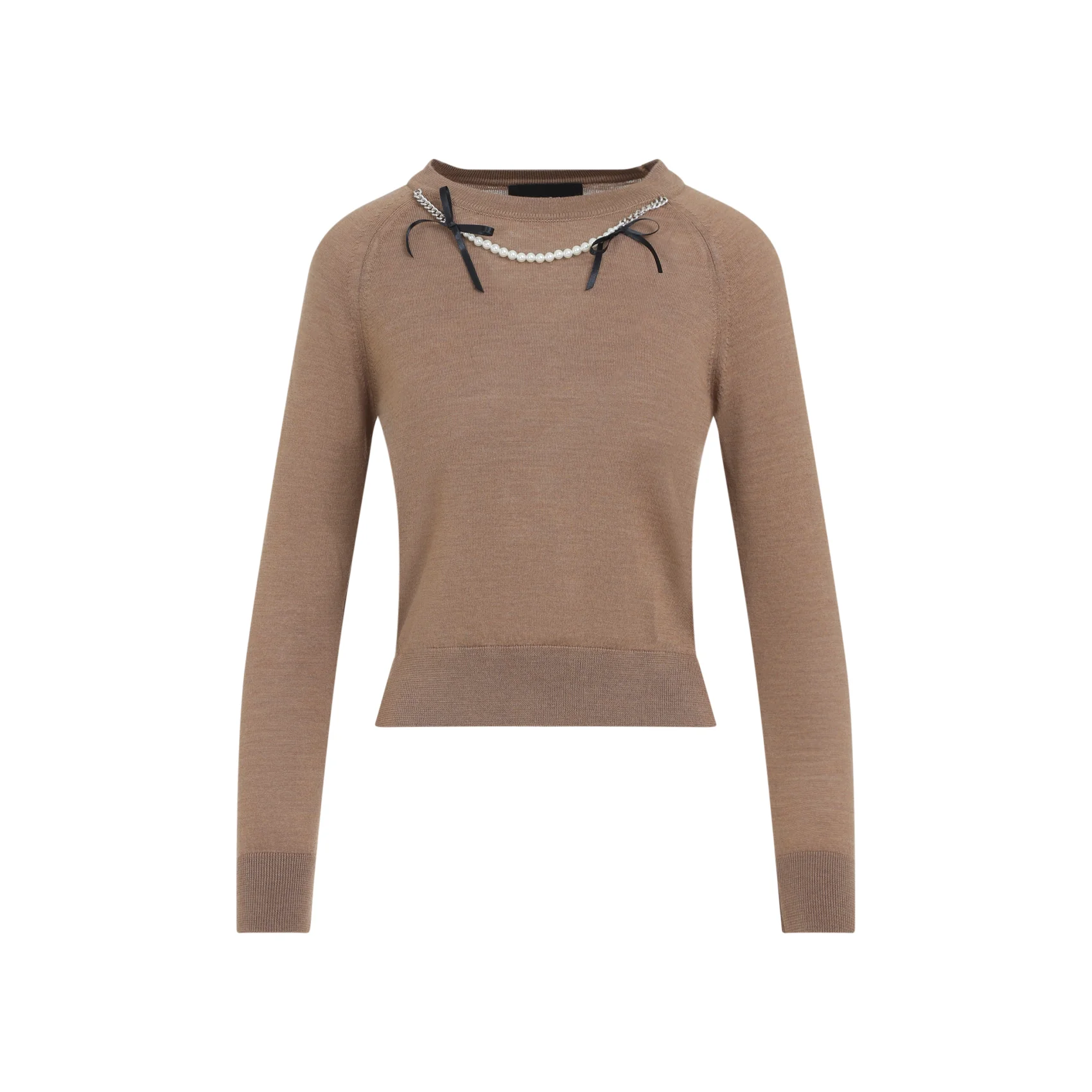 Simone Rocha Classic Merino Wool and Silk Pullover - Image 2
