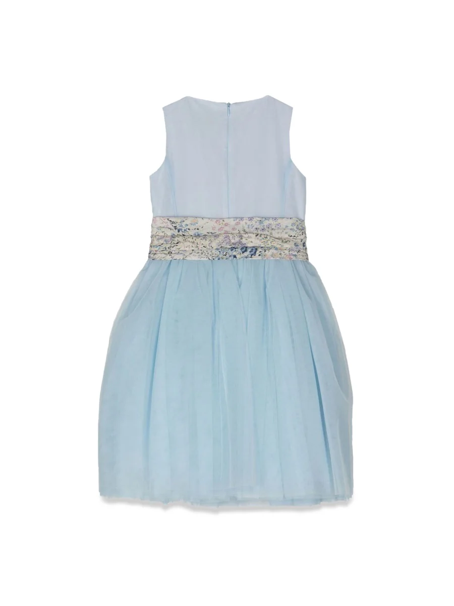 Simonetta Mini Dress with Skirt for Girls - Image 2