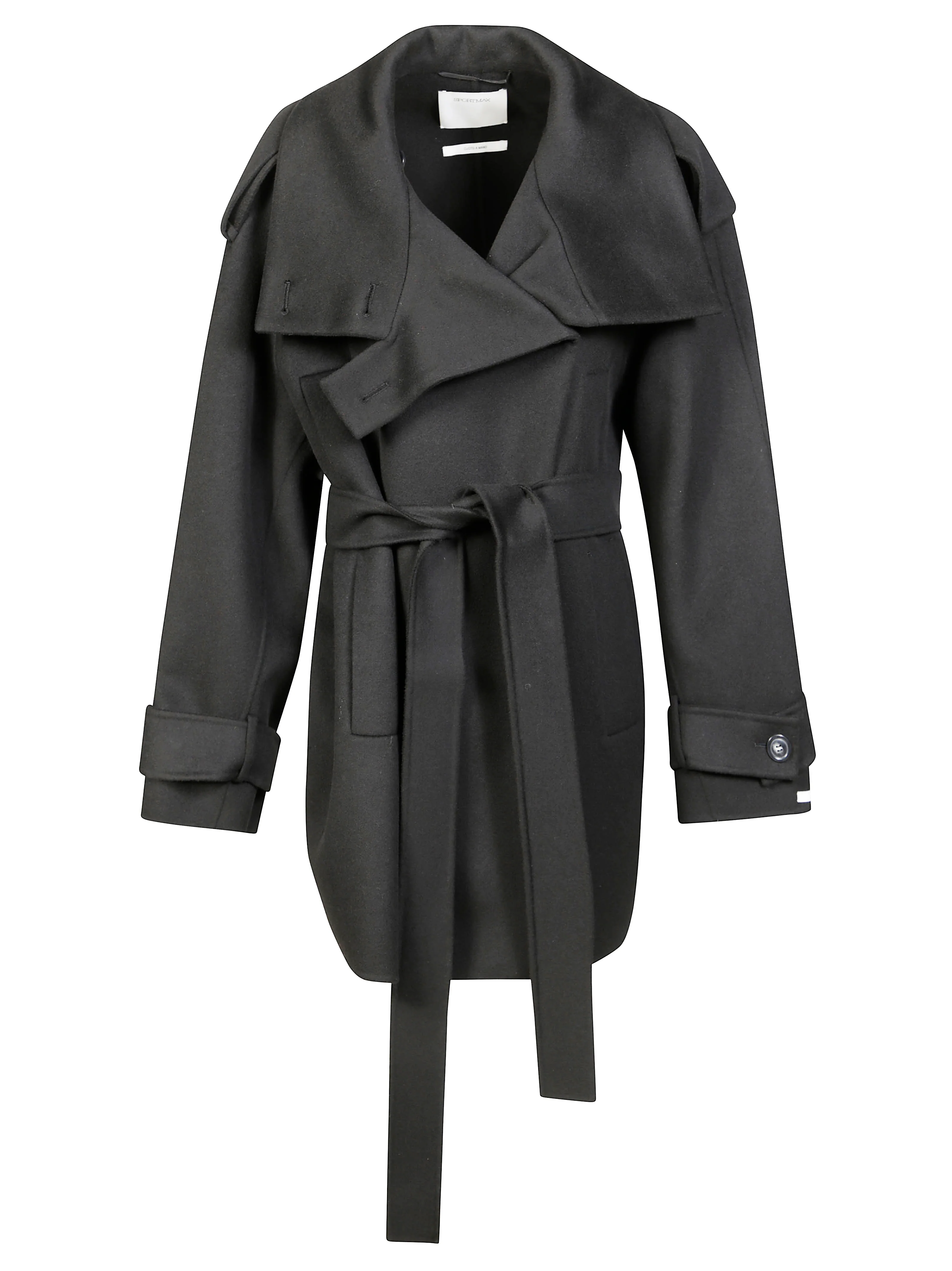 Sportmax Double-Breasted Belted Coat