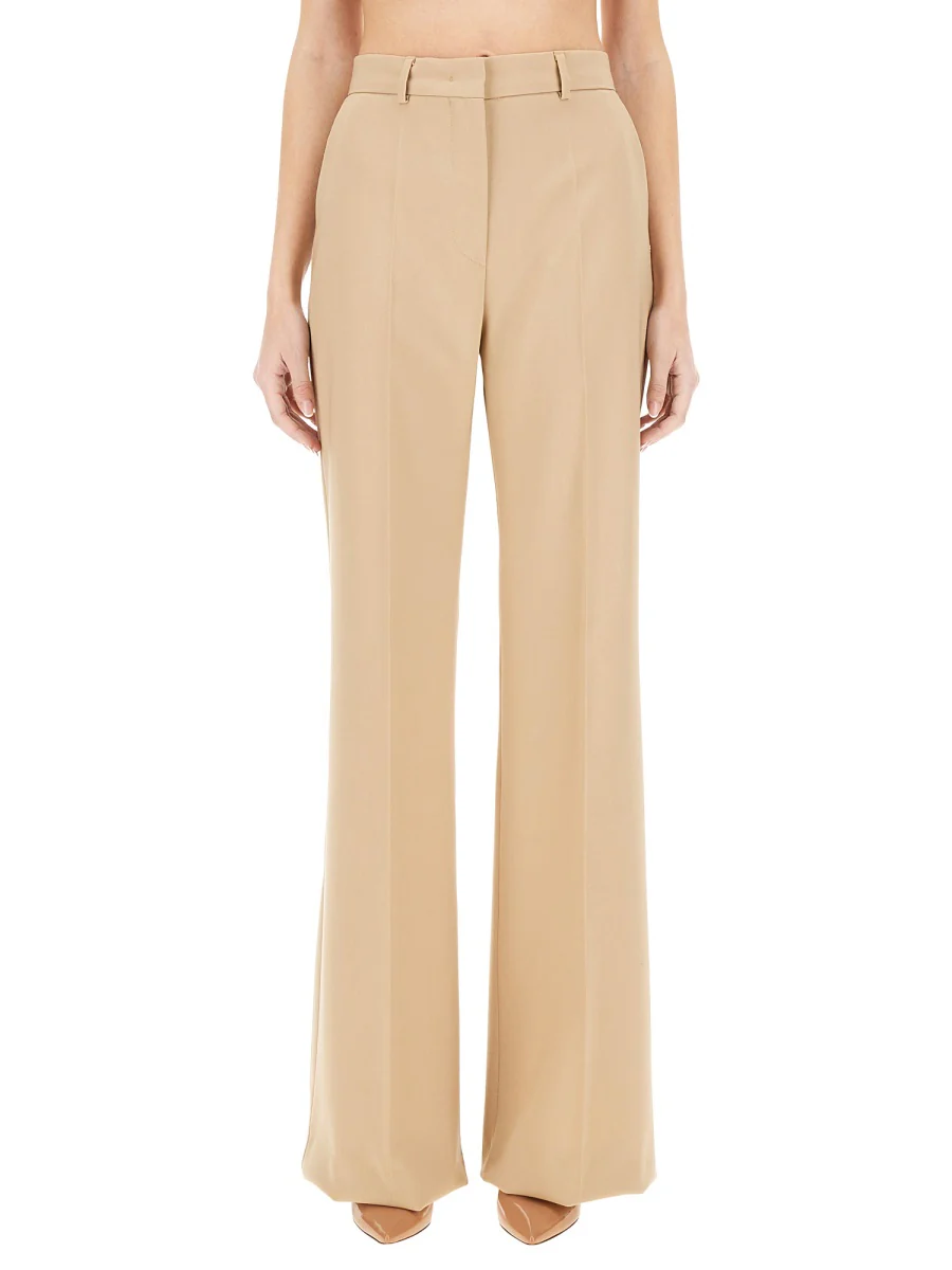 Sportmax Elegant Virgin Wool Trousers