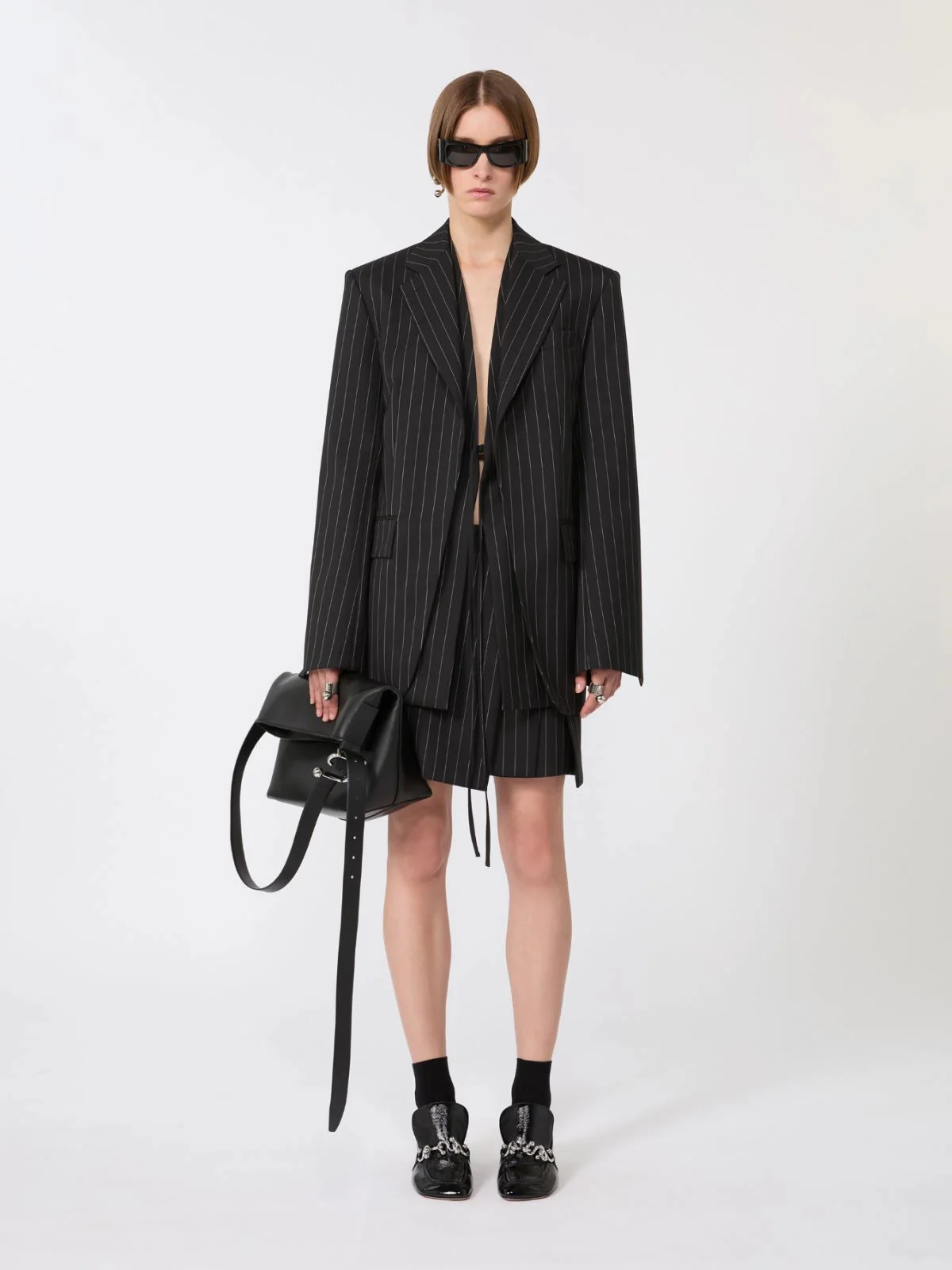 Sportmax Low-Waist Double-Wrap Skirt with Snap Button Fastening - Size 40 - Image 2