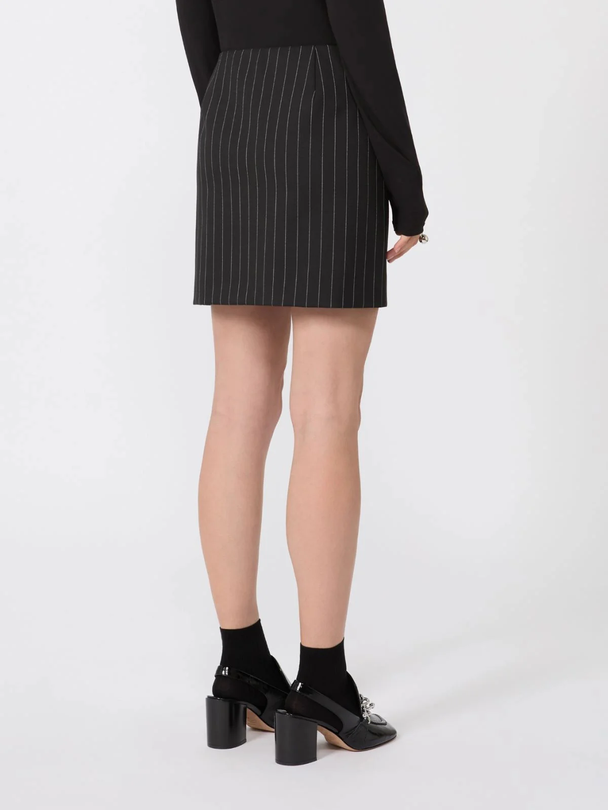 Sportmax Low-Waist Double-Wrap Skirt with Snap Button Fastening - Size 40 - Image 4