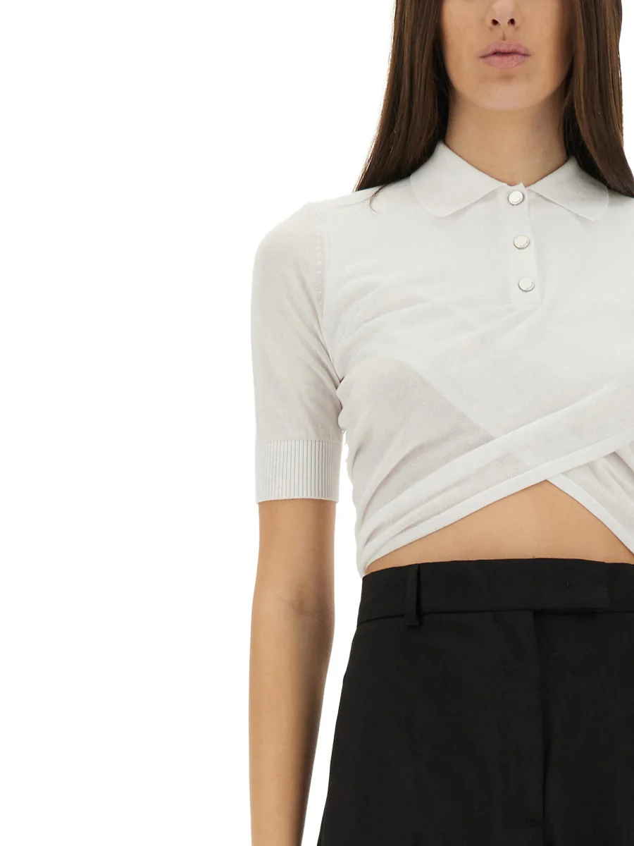 Sportmax Slim Fit Polo Shirt for Women - Image 4