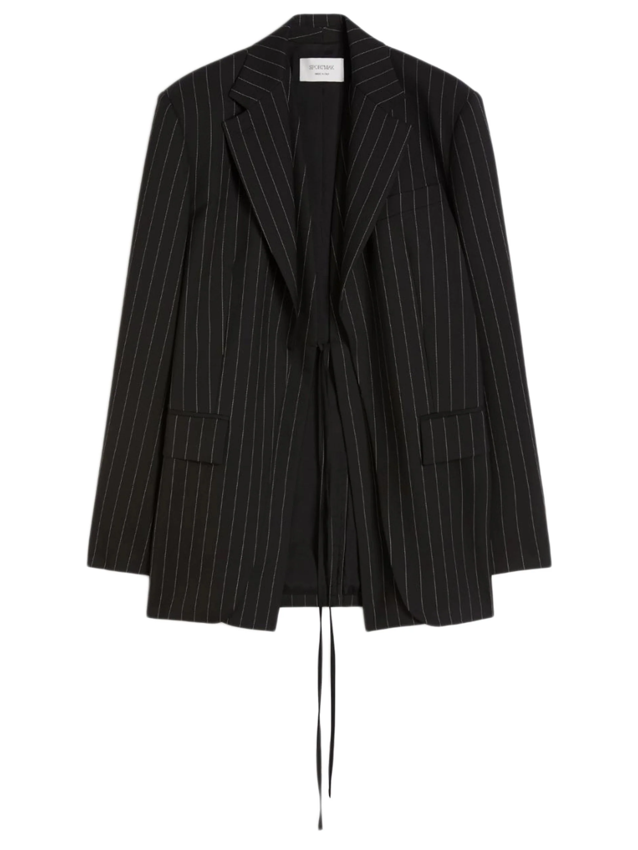 Sportmax Sophisticated Double Front Jacket with Tailored Neckline - Size 40