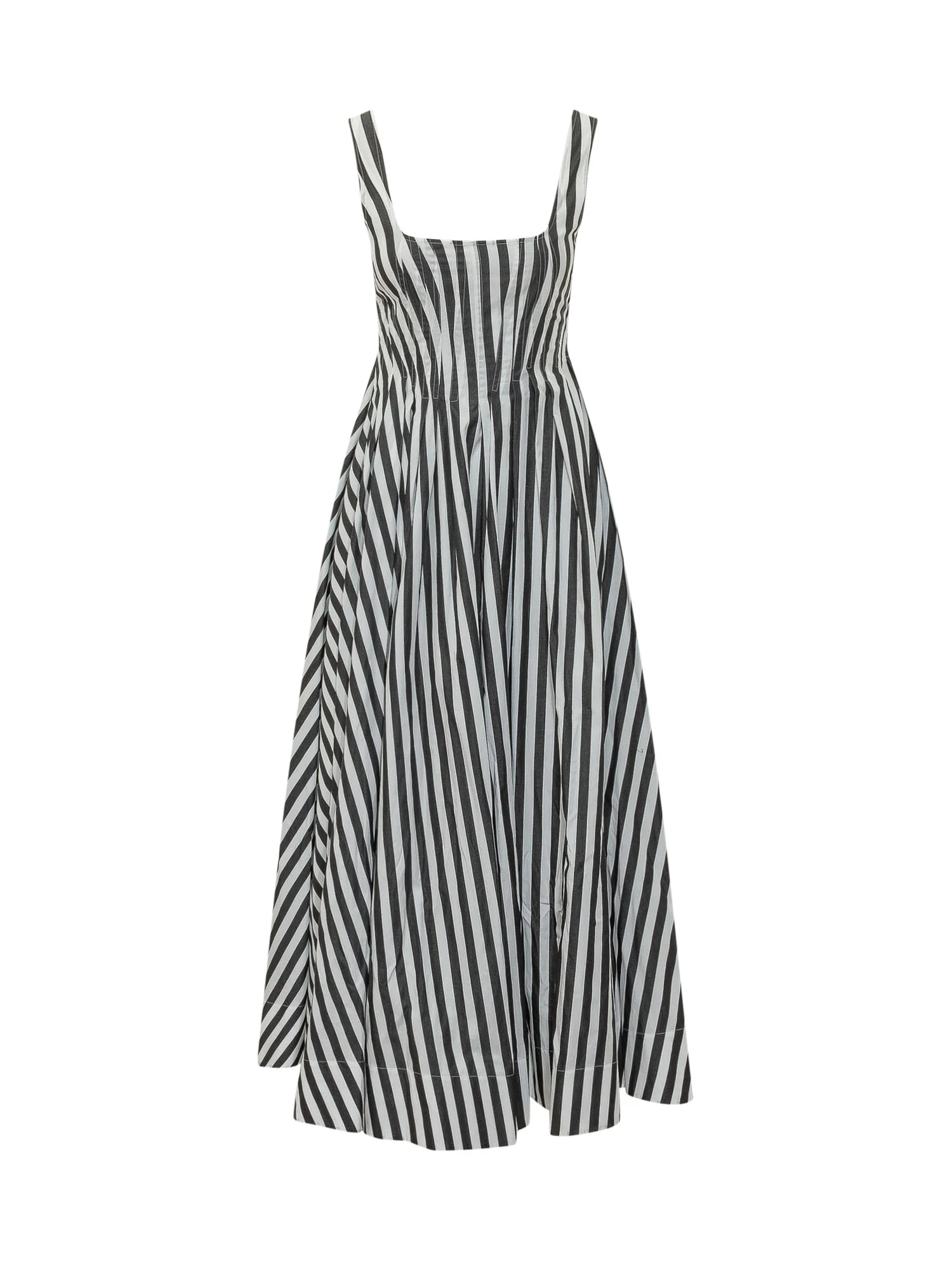 Sportmax Sporty Striped Midi Suit with Paintline