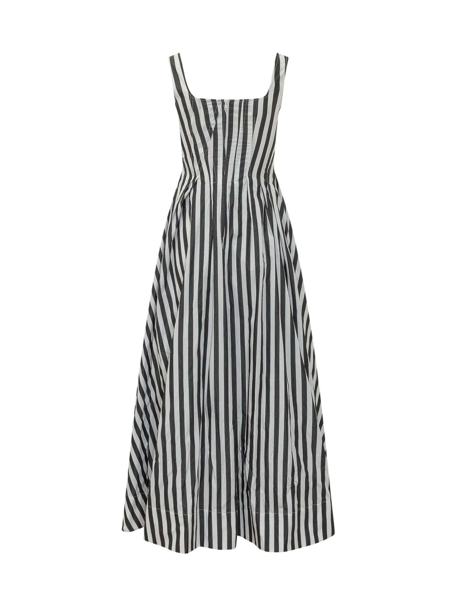 Sportmax Sporty Striped Midi Suit with Paintline - Image 2