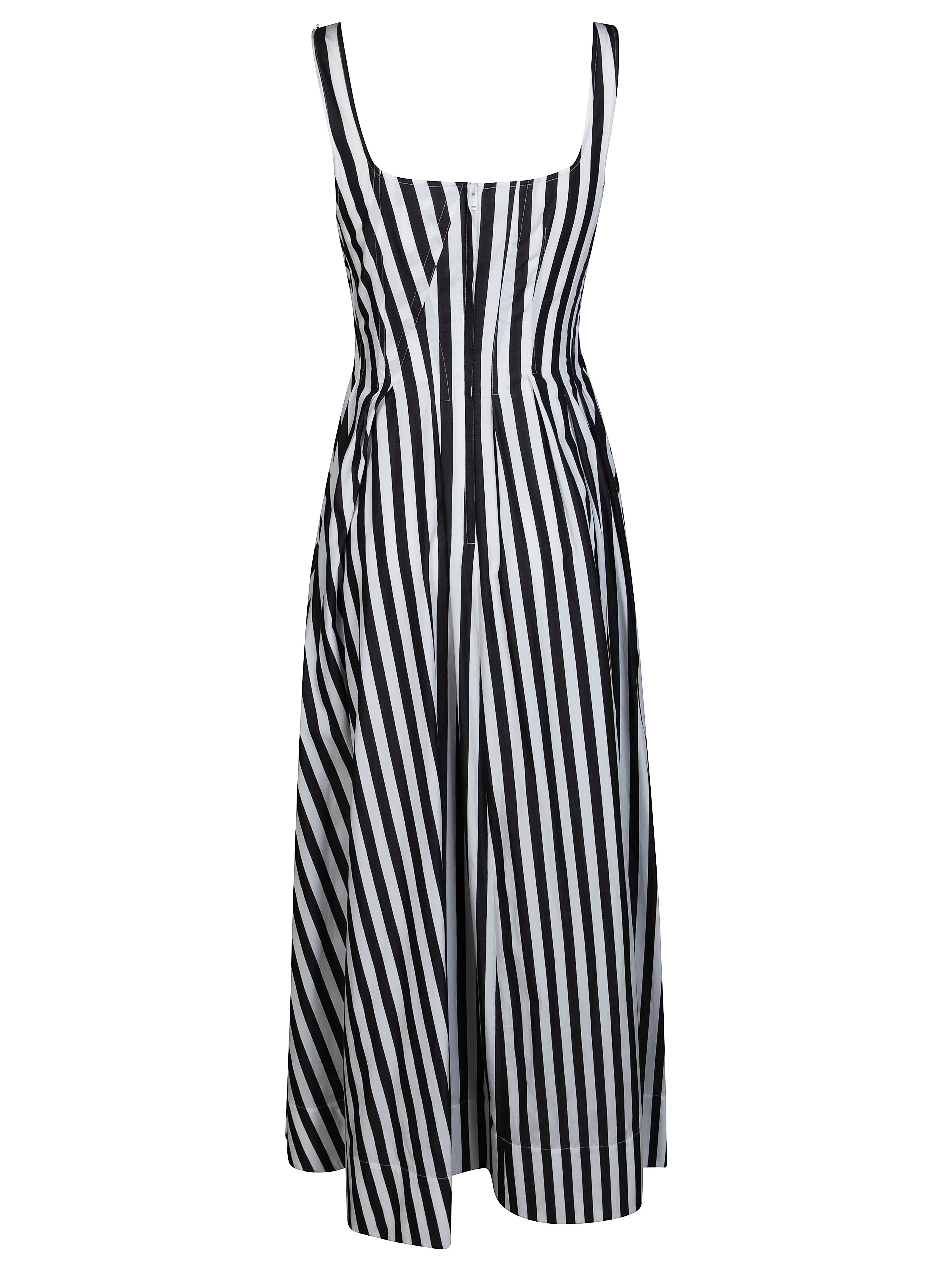 Sportmax Striped Mini Suit with Shoulder Detail - Image 2