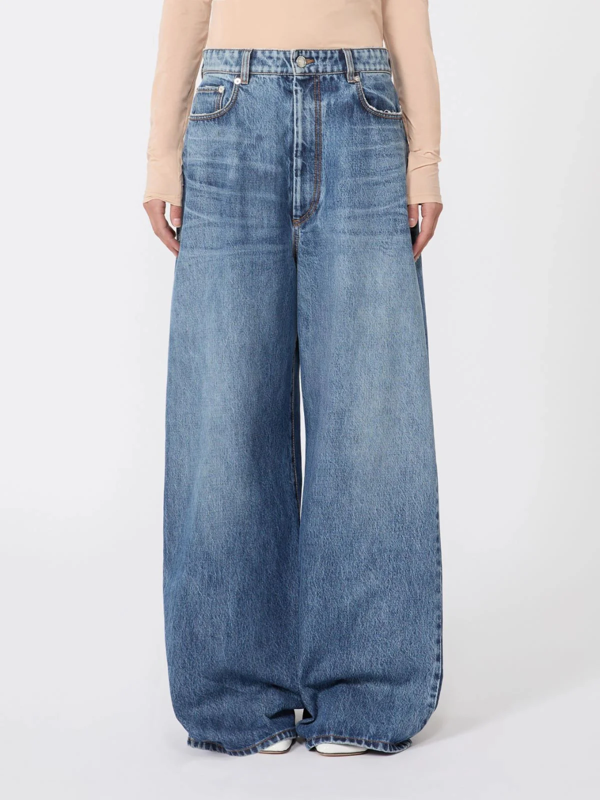Sportmax Women's Low Waist Five-Pocket Jeans in Size 26 - Image 3