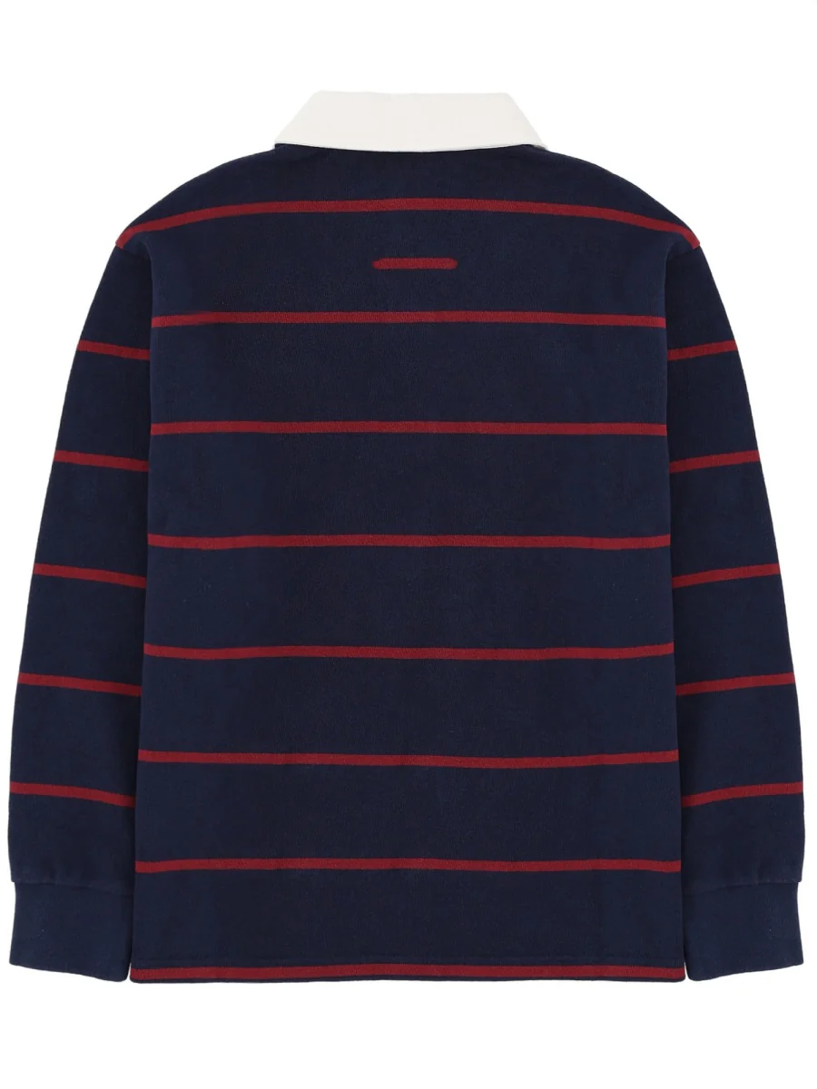 Sporty & Rich SPORTY&RICH Serif Logo Rugby Polo - Image 2