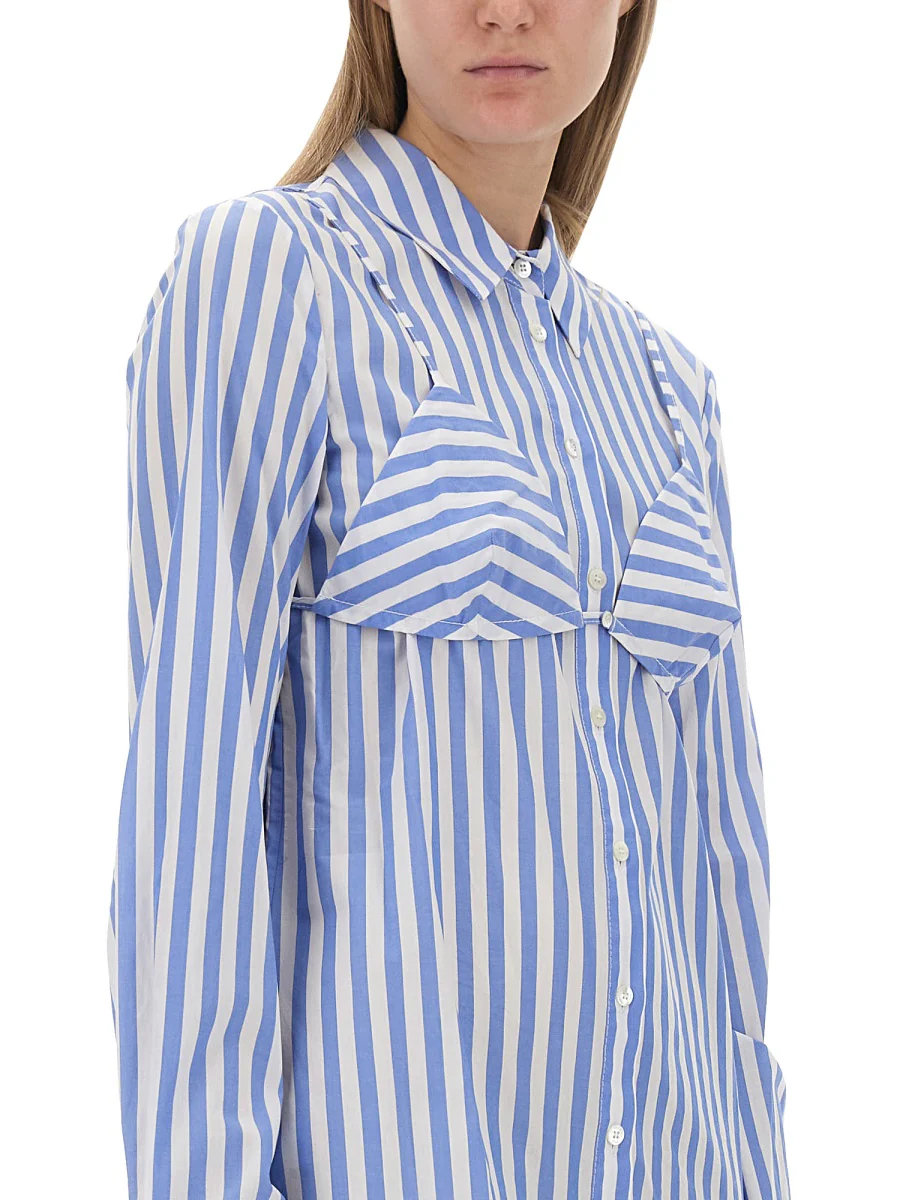 Staud Cotton Mini Dress for Women - Regular Fit - Image 4