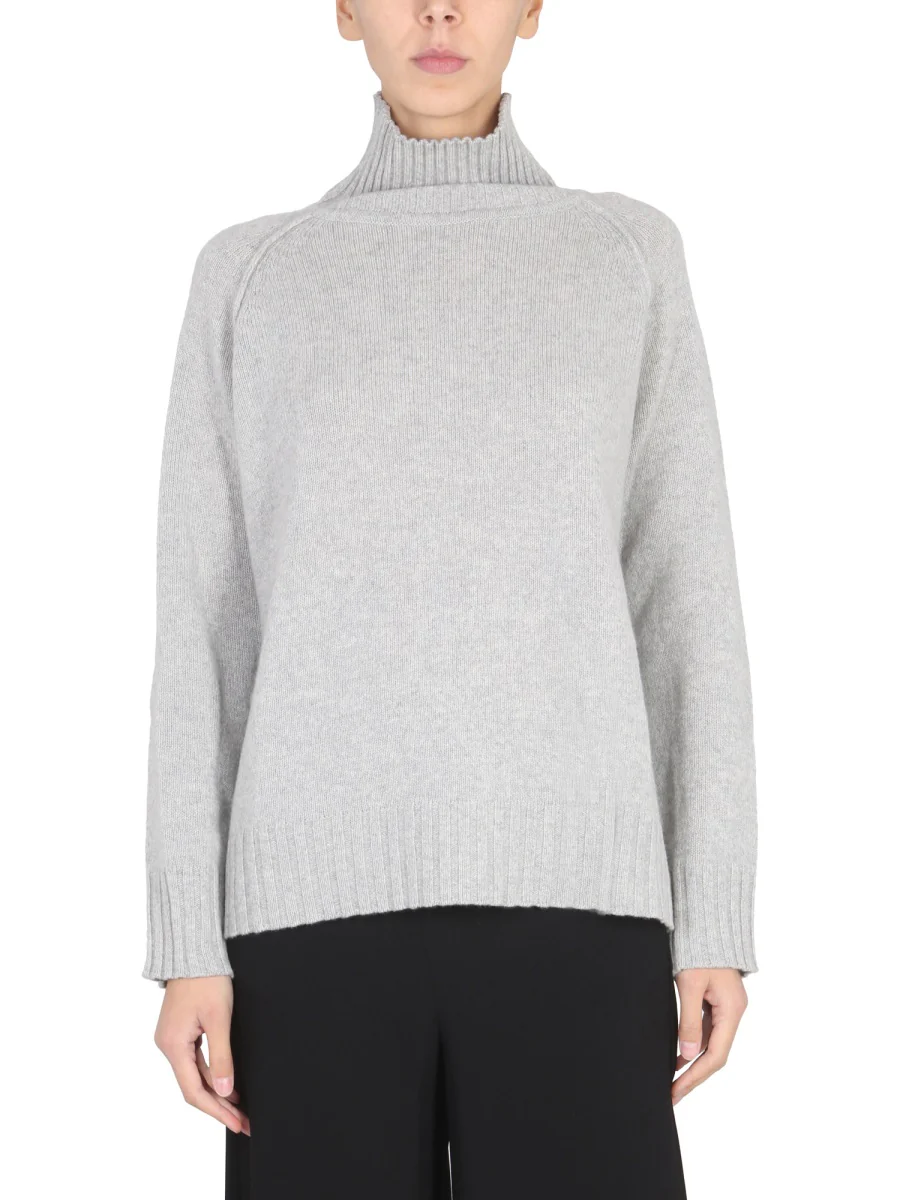 Stefano Mortari High Neck Ribbed Turtleneck Sweater for Women