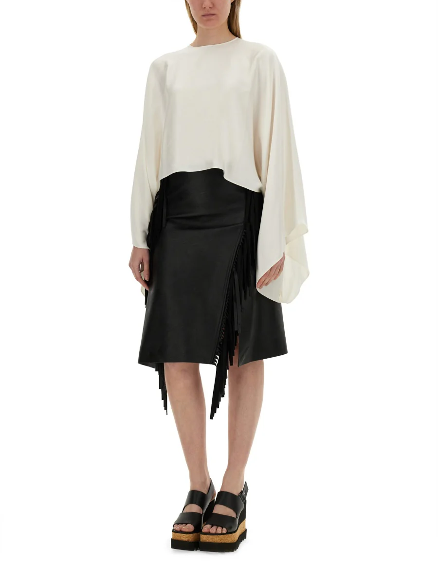 STELLA McCARTNEY Altermat Fringe Midi-skirt - Image 2