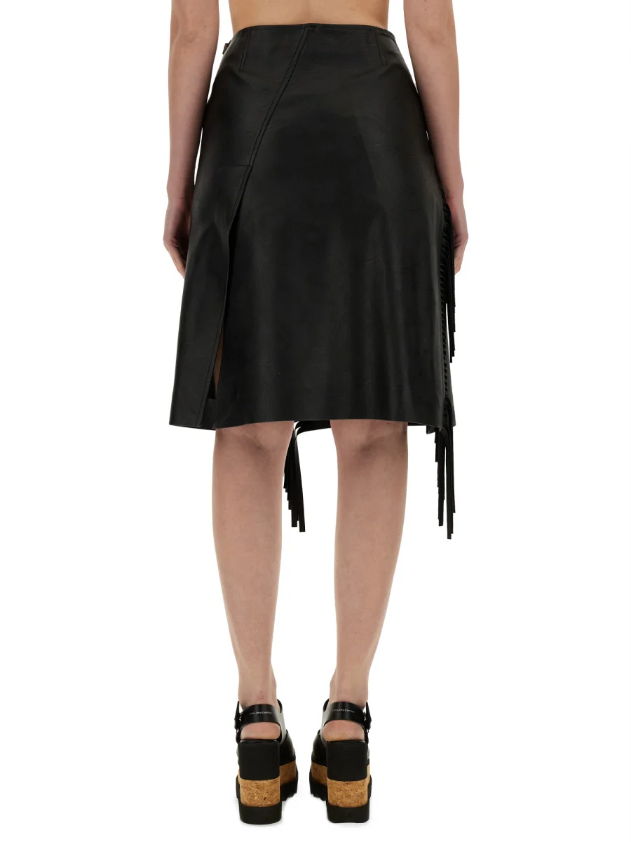 STELLA McCARTNEY Altermat Fringe Midi-skirt - Image 3