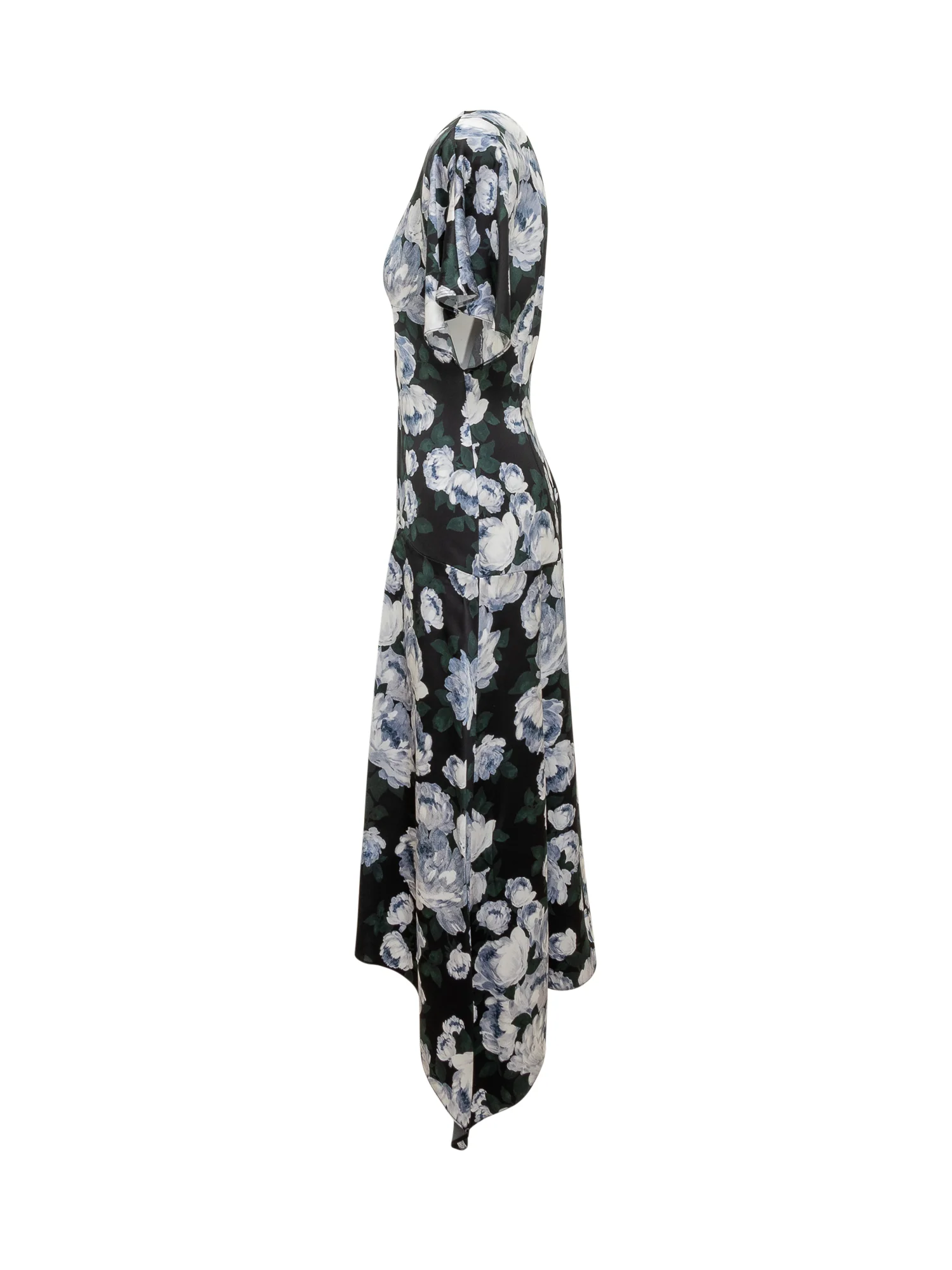 Stella Mccartney Asymmetrical Midi Floral Dress - Image 3