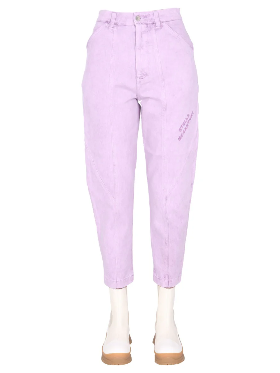 STELLA McCARTNEY Cropped Denim Pants