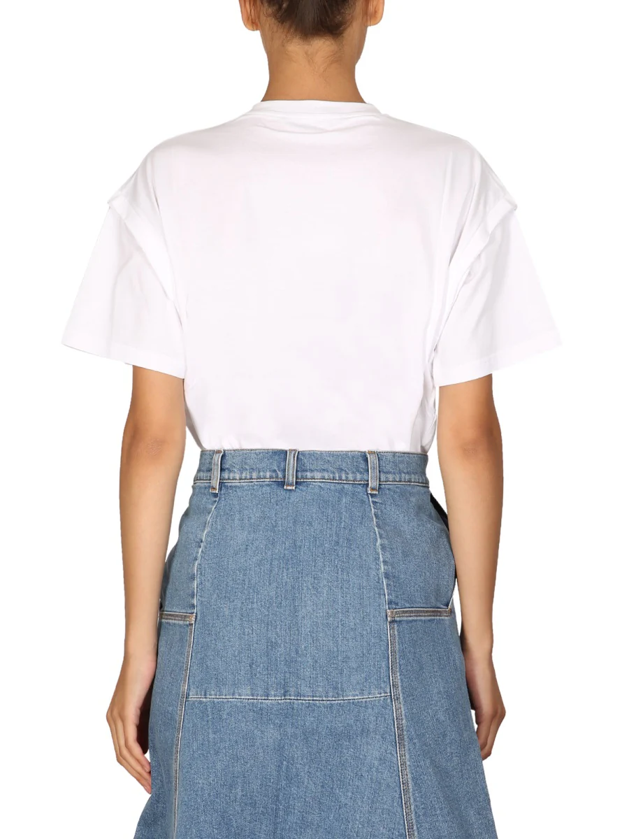 Stella Mccartney Crystal Logo T-Shirt - Image 3