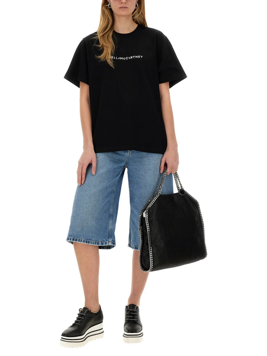 STELLA McCARTNEY Denim Bermuda Shorts - Image 2
