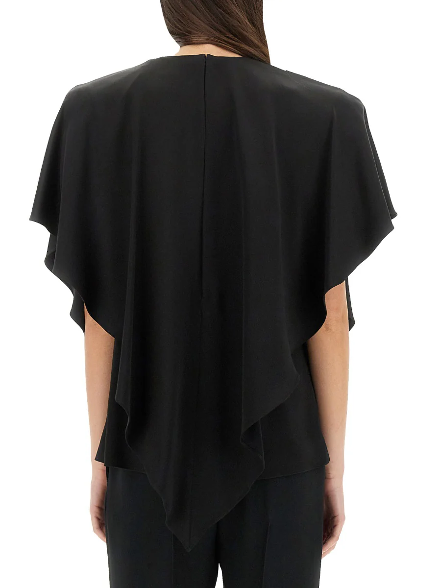 STELLA MCCARTNEY Draped Satin Top - Image 3