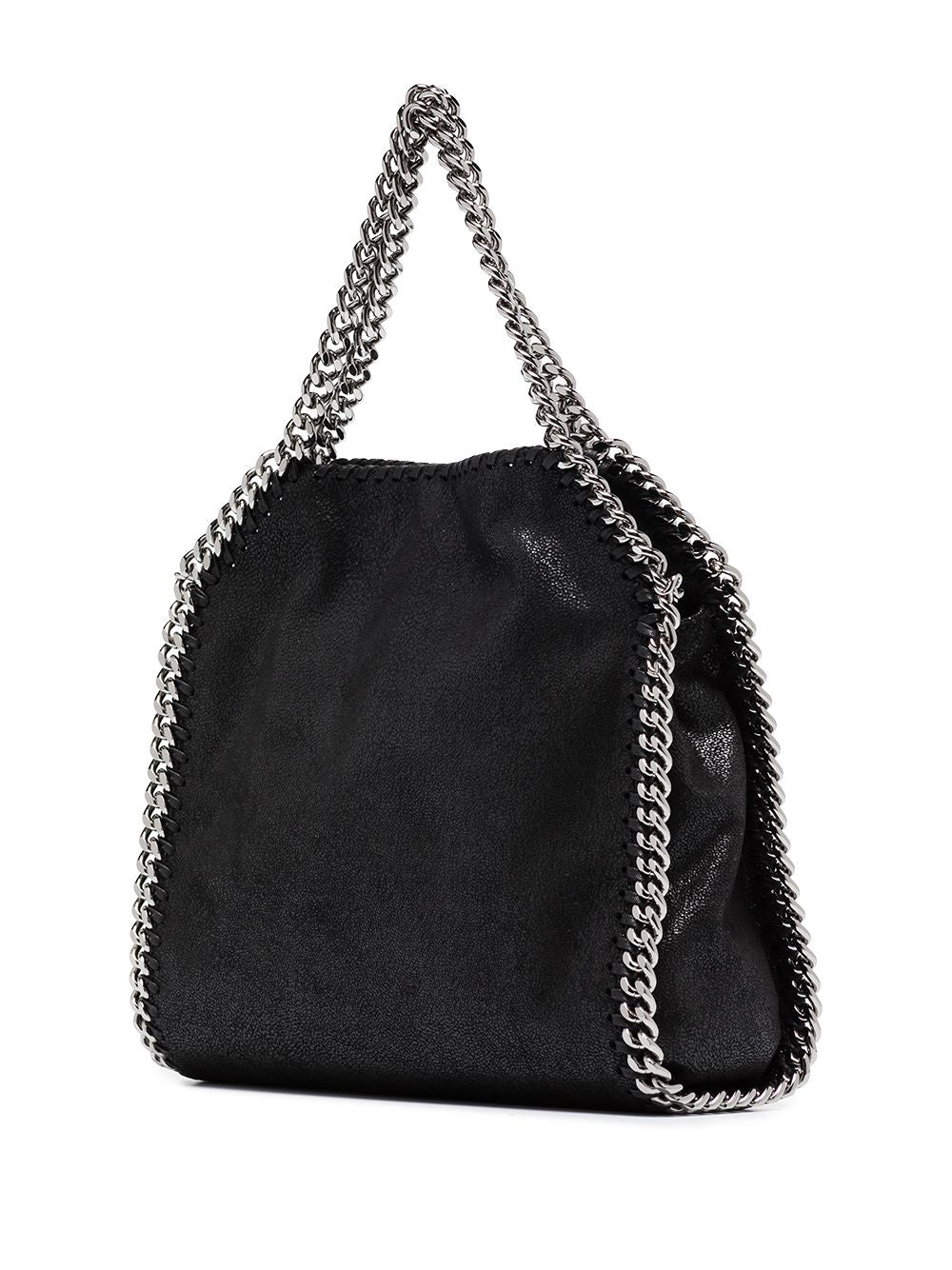 Stella Mccartney Elegant Button-Closure Mini Bag with Diamond Cut-Chain - W 27 x H 24 x D 10 cm - Image 3