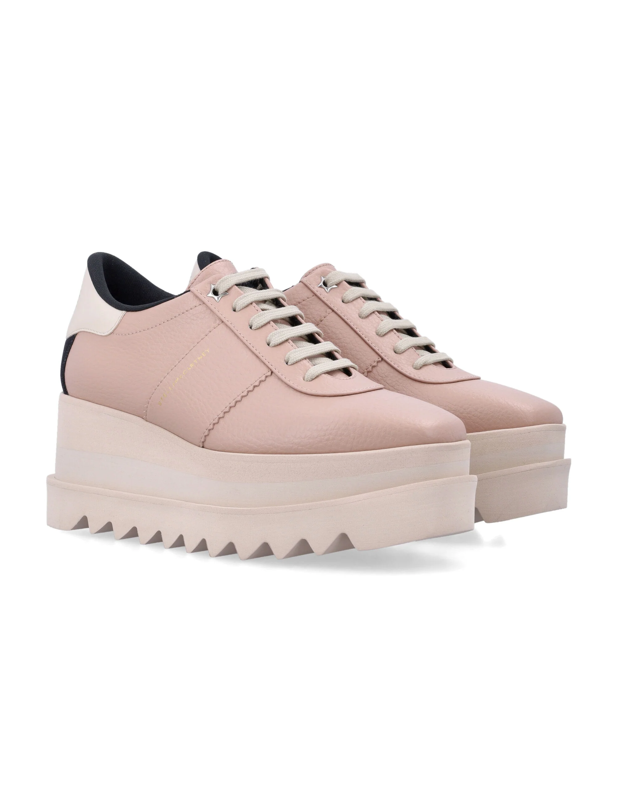 Stella Mccartney Elevated Platform Trainers with Saw-Edge Sole - 7.5cm Heel - Image 3