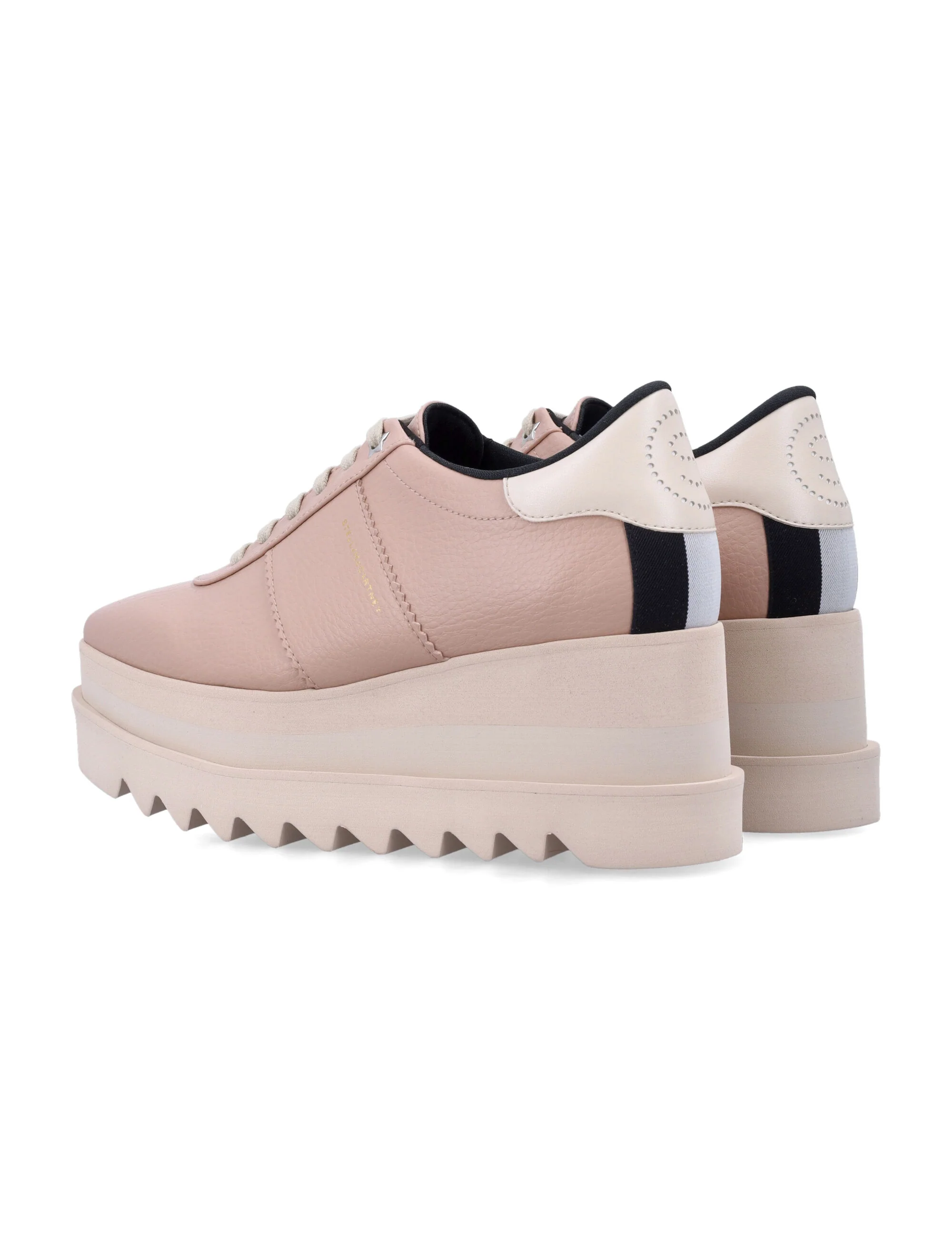Stella Mccartney Elevated Platform Trainers with Saw-Edge Sole - 7.5cm Heel - Image 4