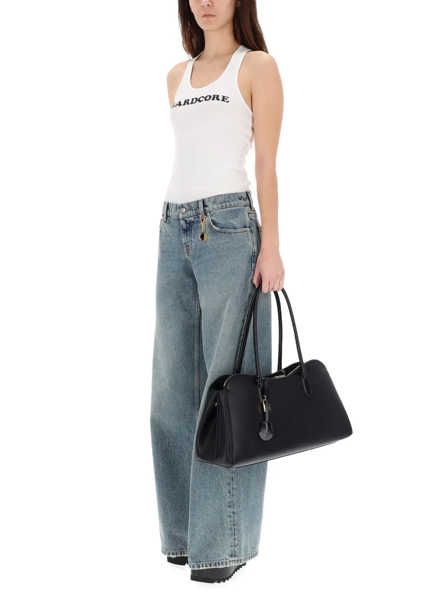 STELLA McCARTNEY Hardcore Slogan Cotton Tank Top - Image 3