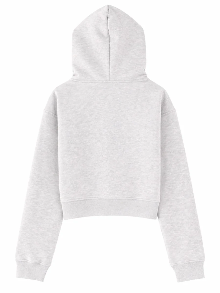 STELLA McCARTNEY Logo-Embroidered Cropped Hoodie - Image 2