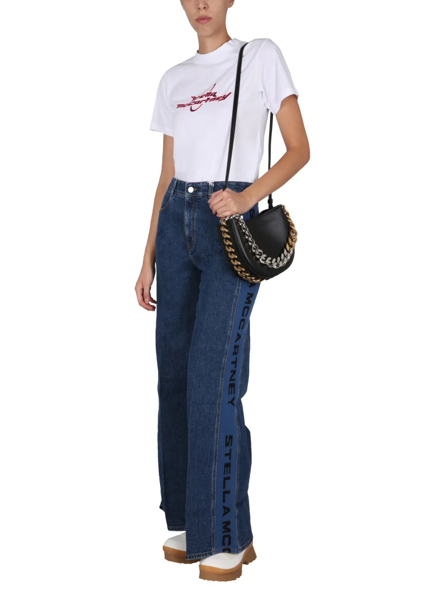 Stella Mccartney Logo Print Crew Neck T-Shirt - Image 2
