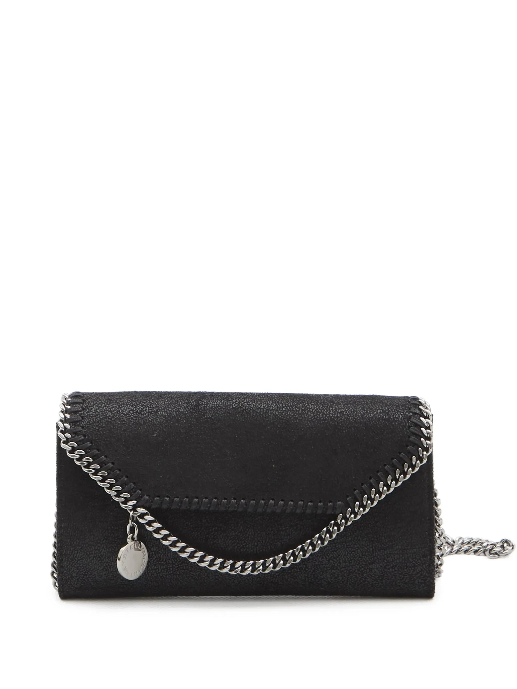 Stella Mccartney Mini Chain Snap-Button Coin Purse with Locket Charm