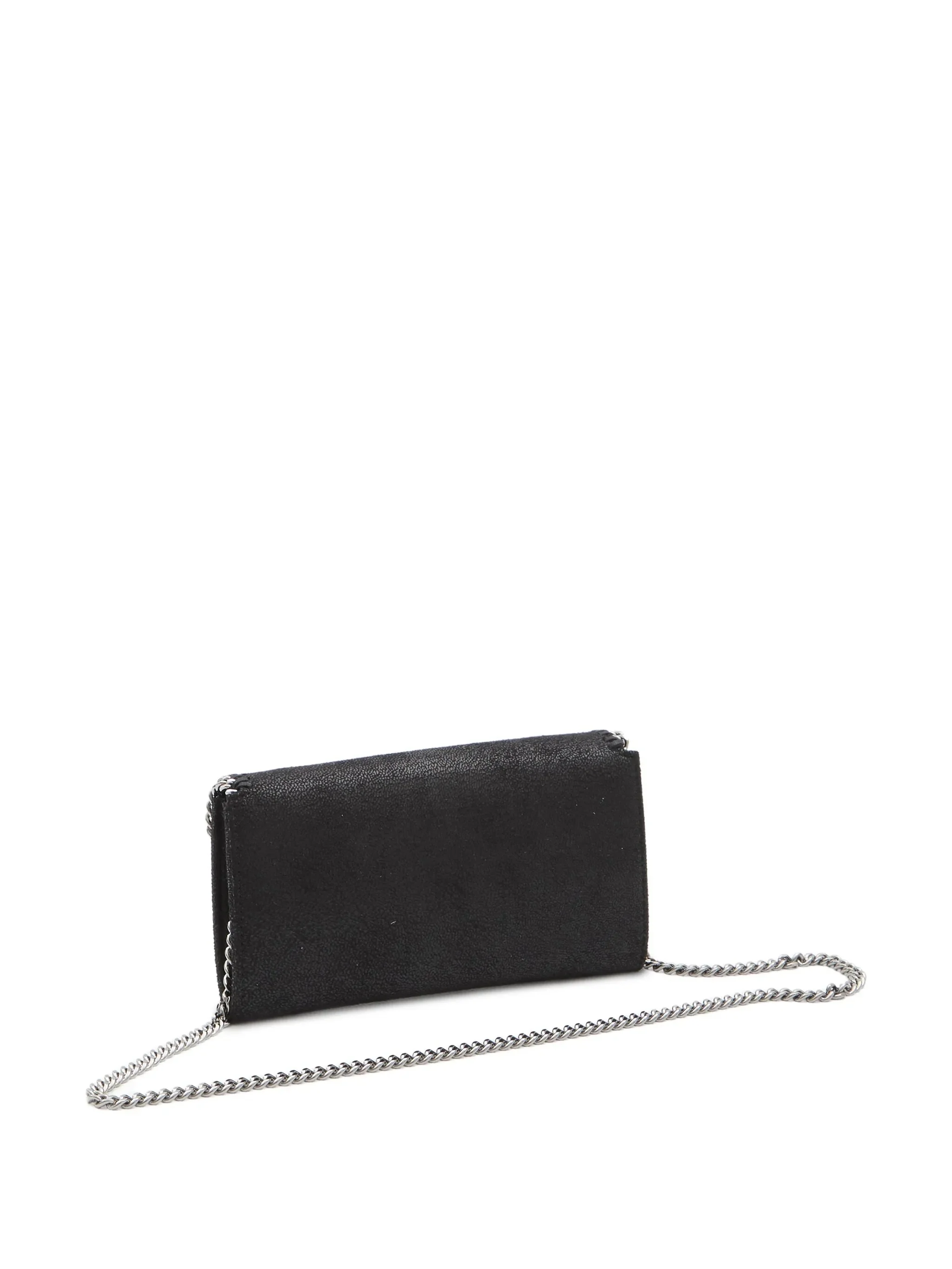 Stella Mccartney Mini Chain Snap-Button Coin Purse with Locket Charm - Image 2