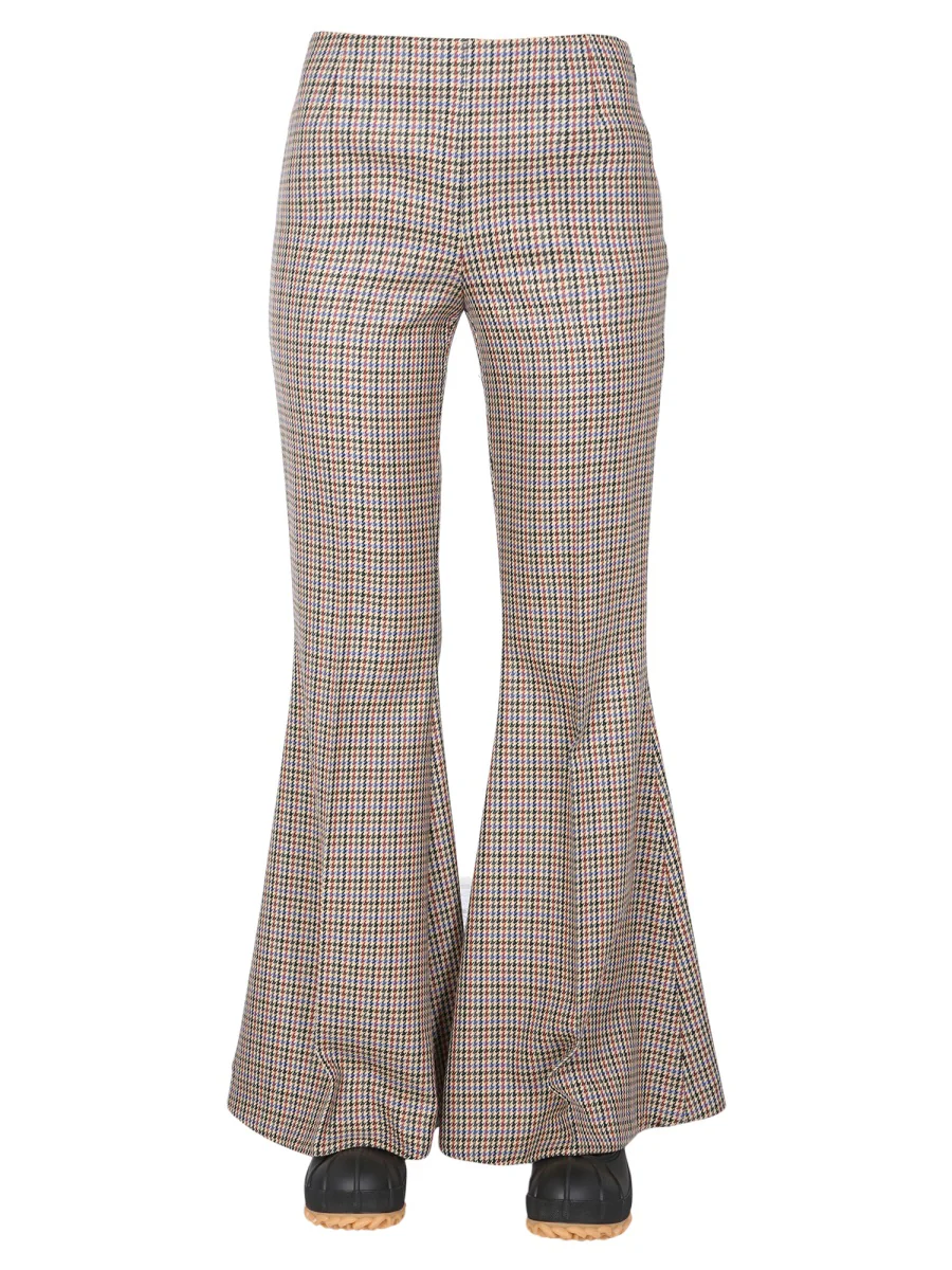 STELLA McCARTNEY Mona Flared High-Waist Trousers